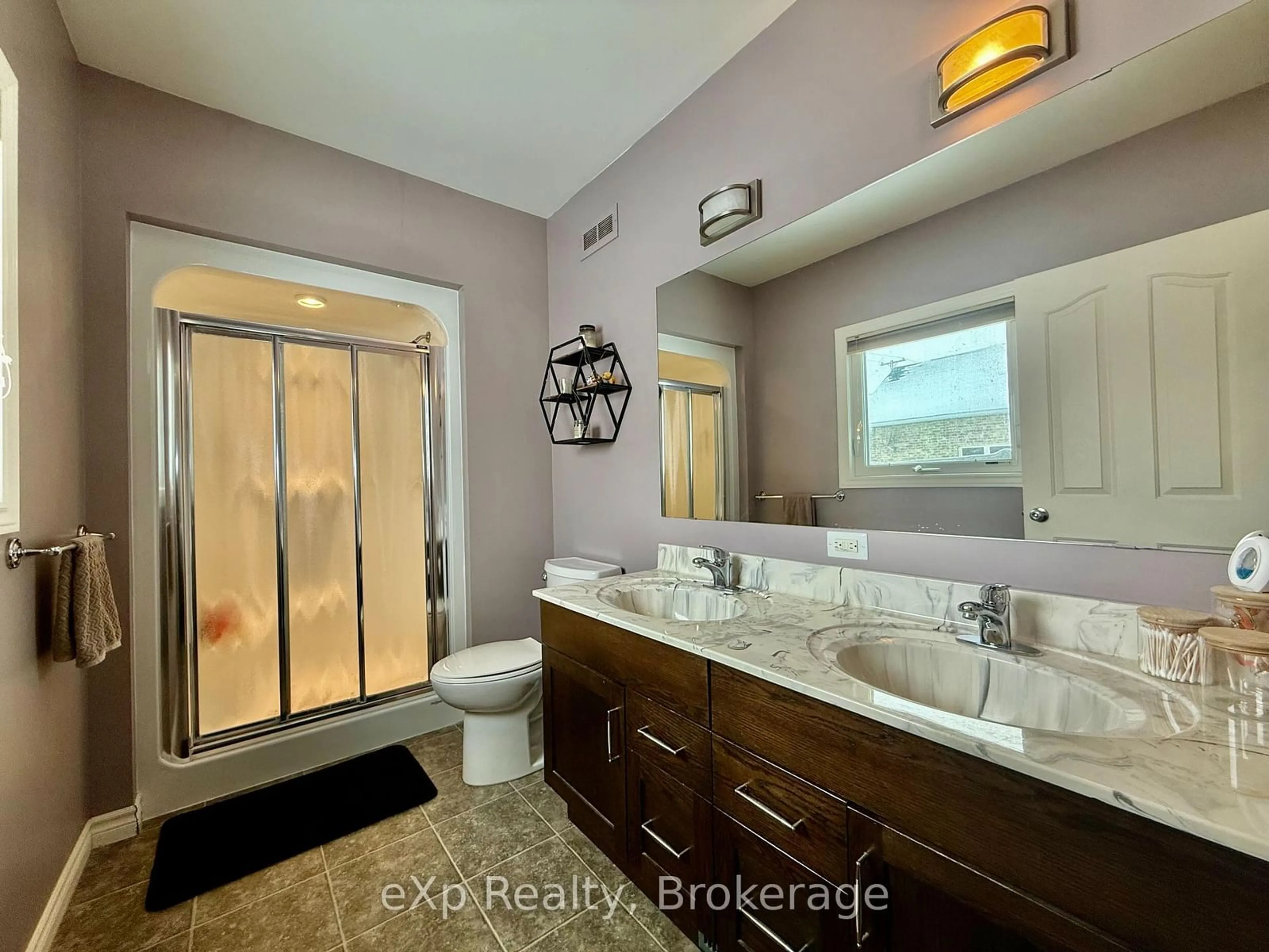 Contemporary bathroom, ceramic/tile floor for 34 Mitchell St, South Bruce Ontario N0G 2S0