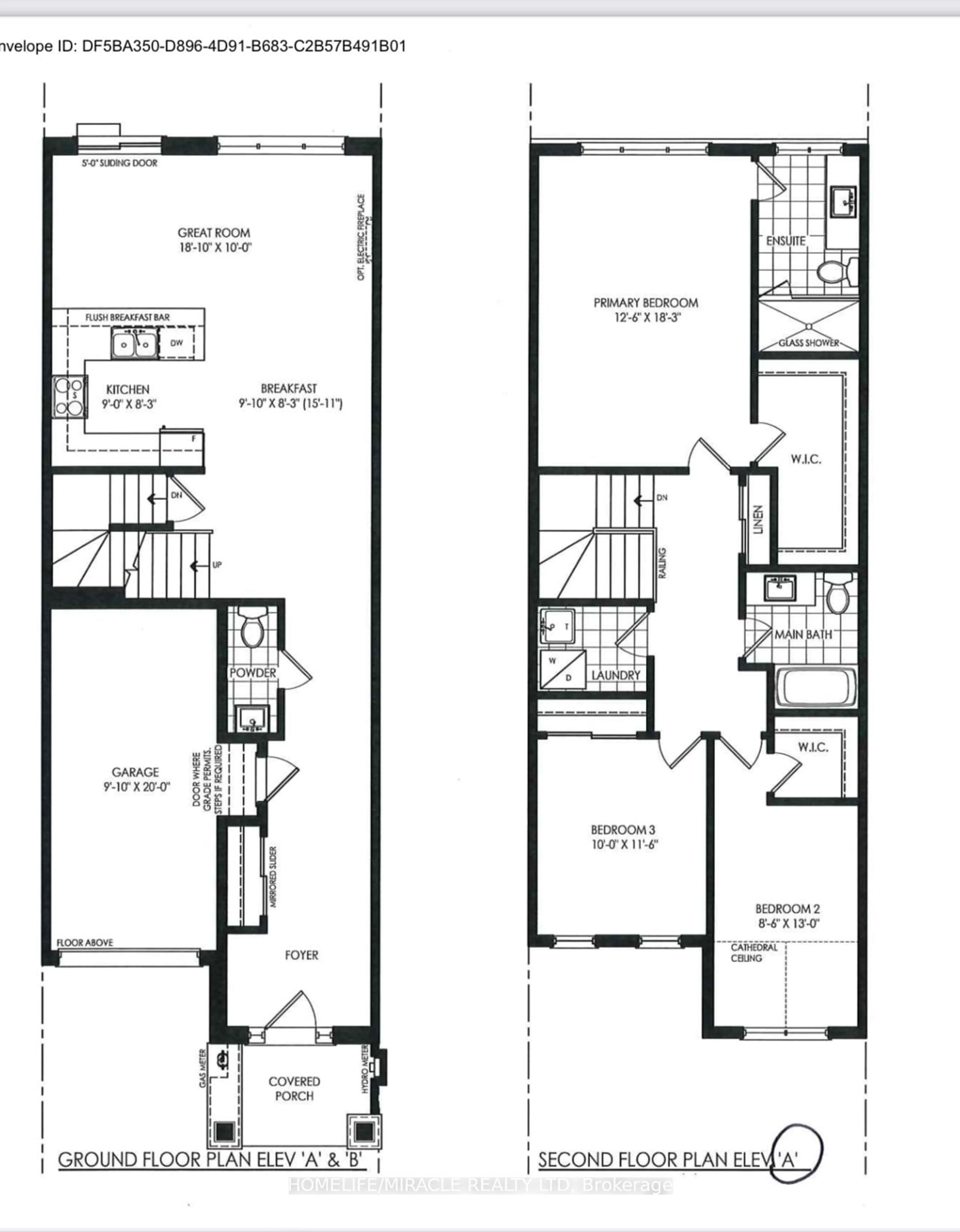 Floor plan for LOT 276 10 Line, Erin Ontario N0B 1T0