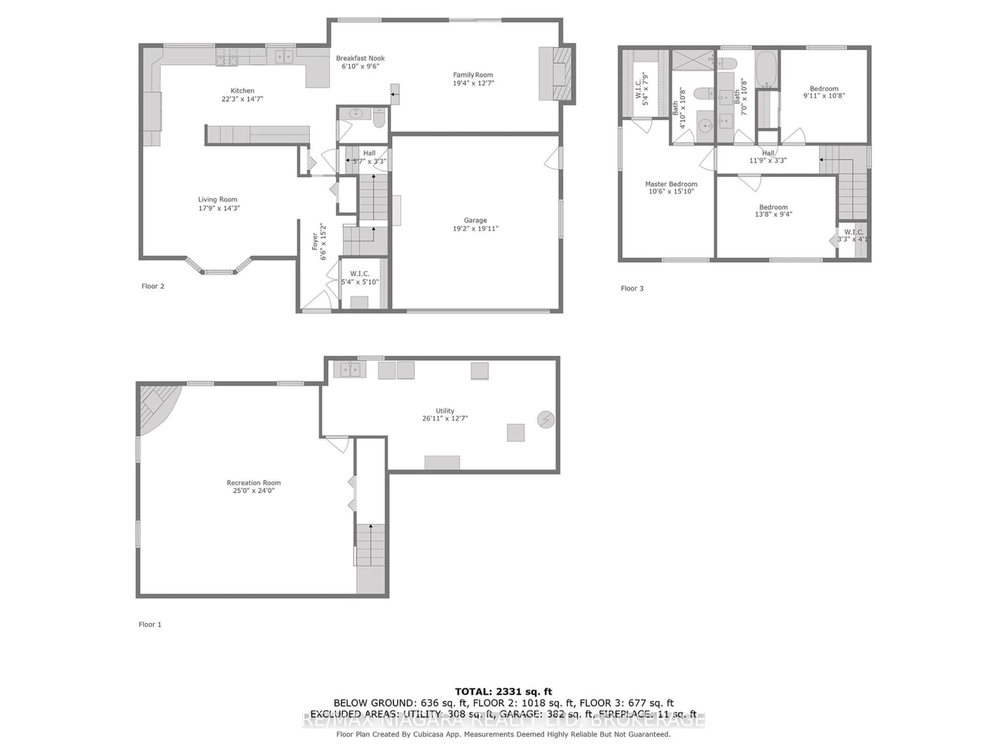 Floor plan for 3331 Brookfield Rd, Port Colborne Ontario L3K 5V5