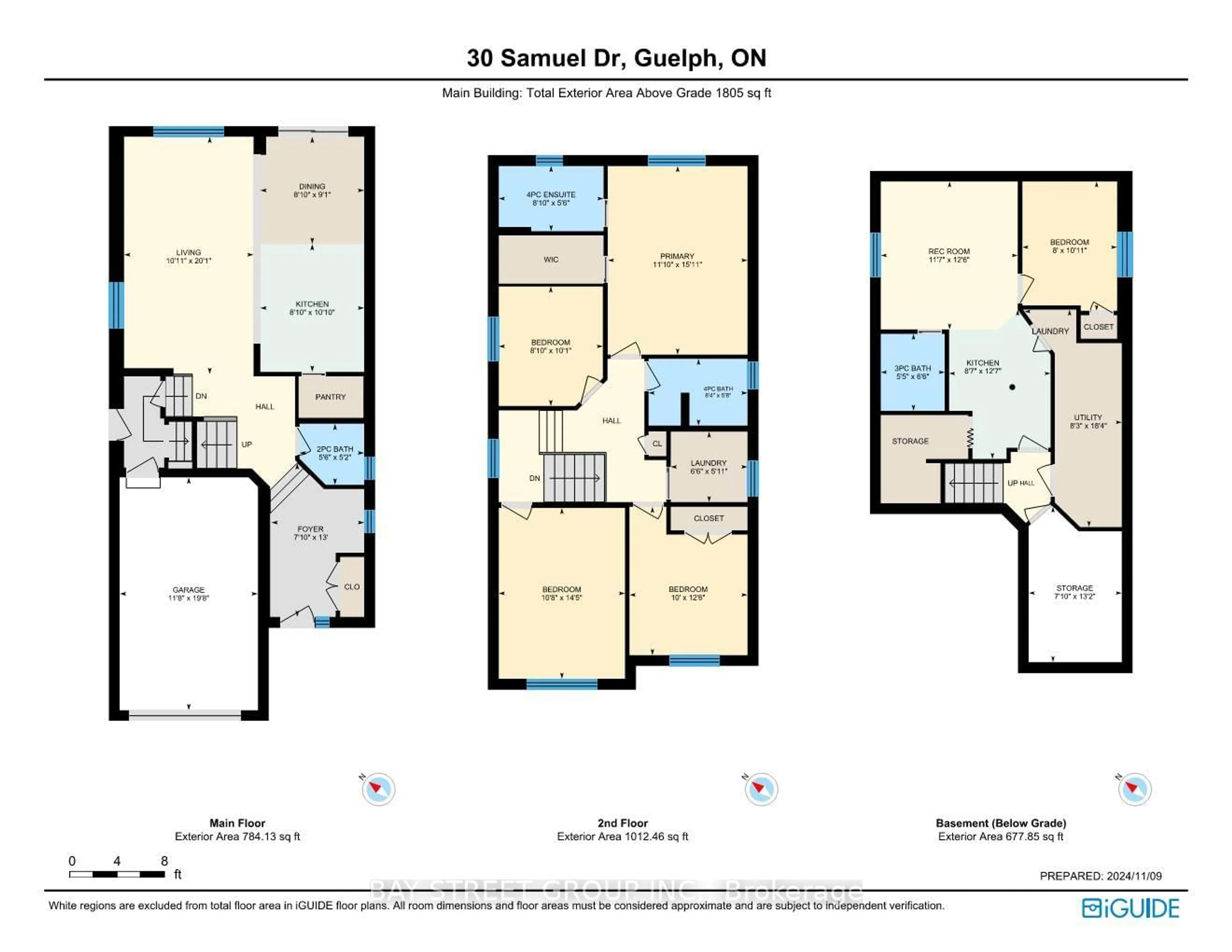 Floor plan for 30 Samuel Dr, Guelph Ontario N1L 0K2