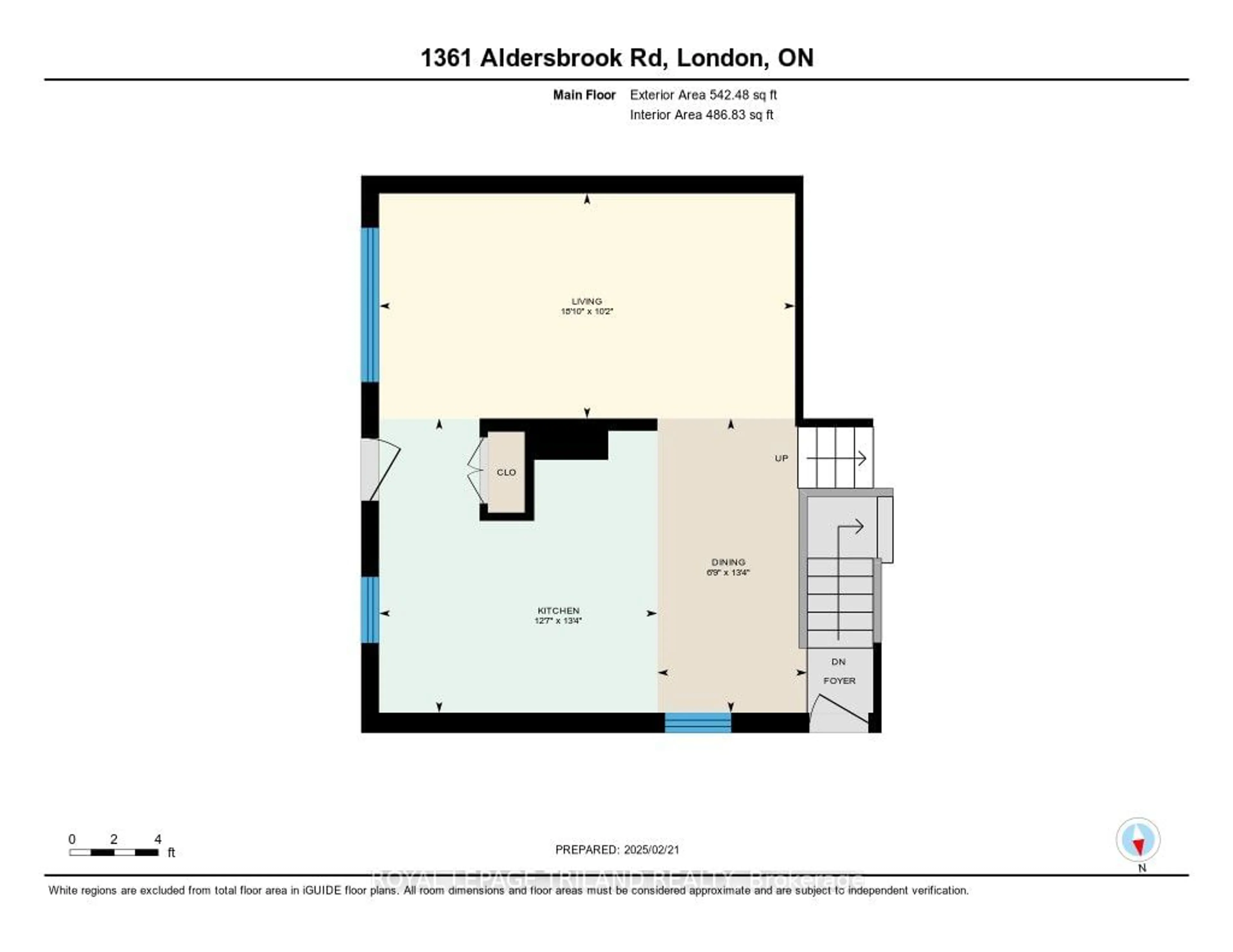 Floor plan for 1361 ALDERSBROOK Rd, London Ontario N6G 3J1