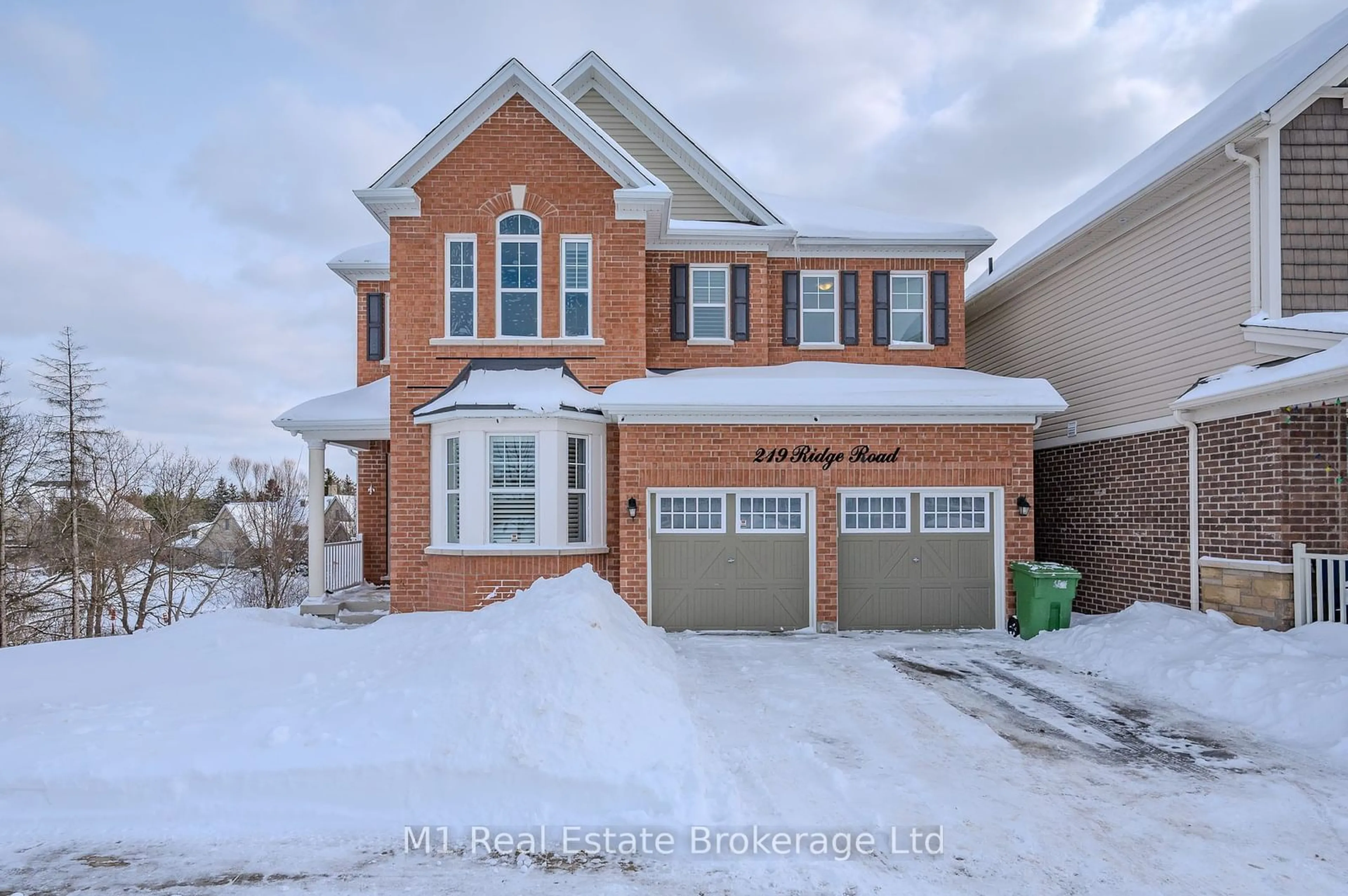 Home with brick exterior material, street for 219 Ridge Rd, Cambridge Ontario N3E 1A1