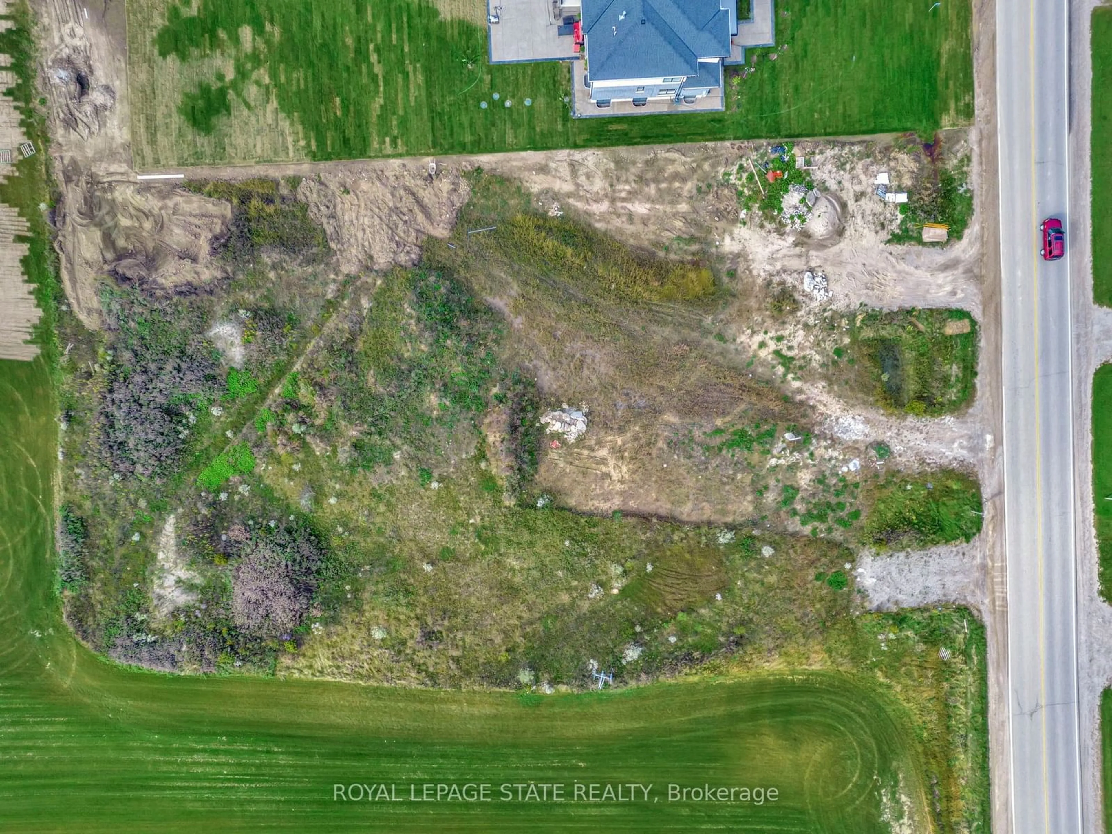 A pic from outside/outdoor area/front of a property/back of a property/a pic from drone, building for Lot 5 Plover Mills Rd, Middlesex Centre Ontario N0M 2A0