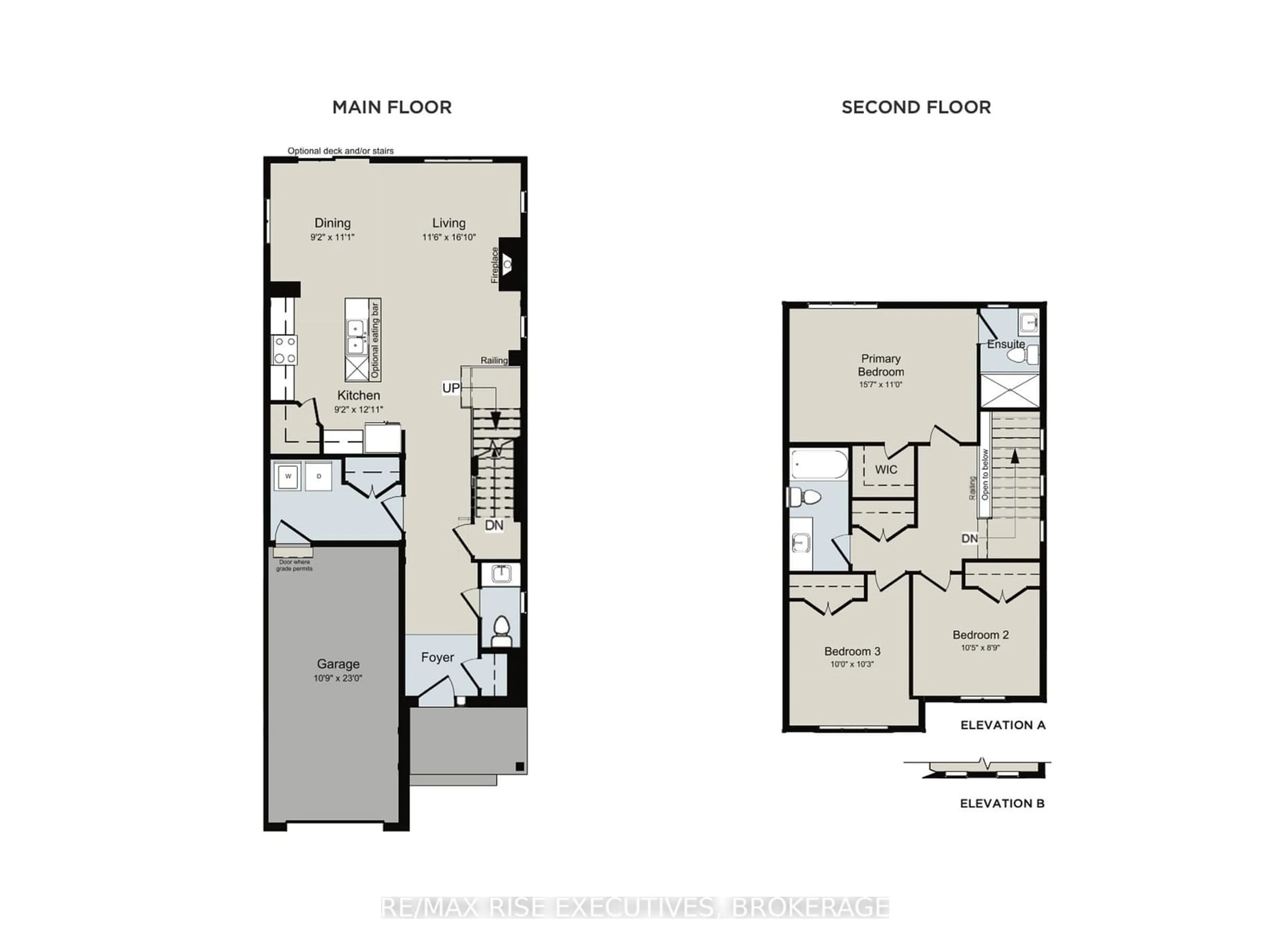 Floor plan for 239 Eventide Way, Kingston Ontario K7K 0L3