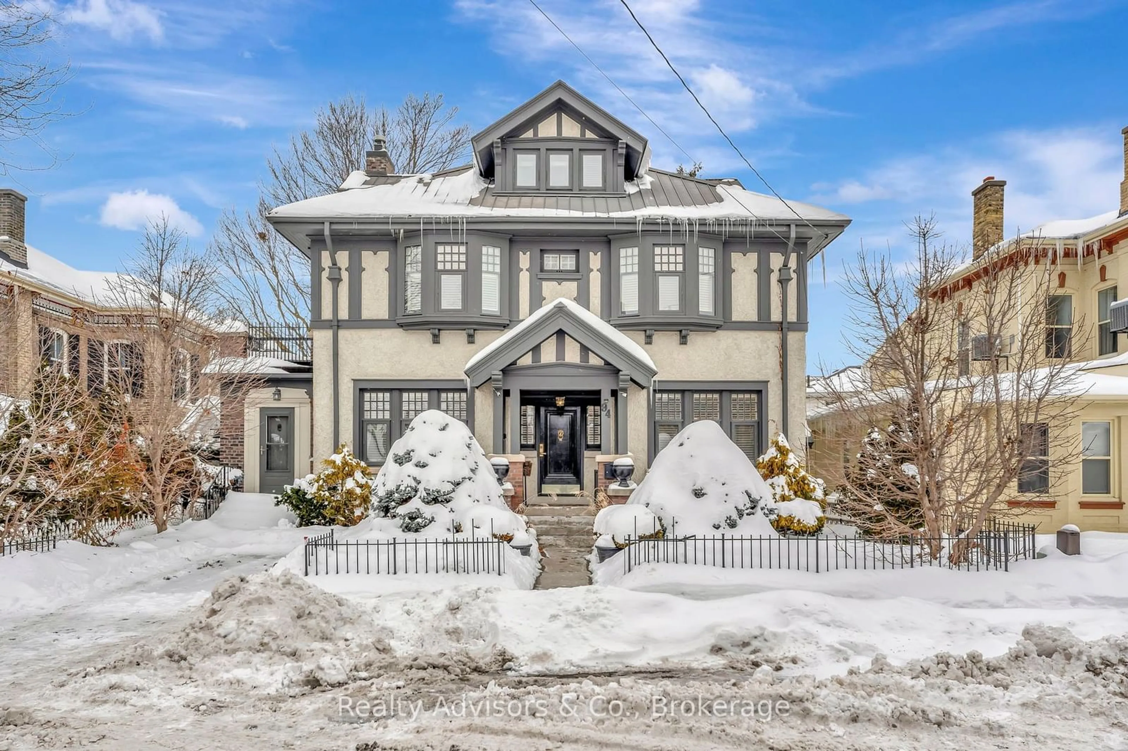 Home with brick exterior material, street for 94 Lorne Cres, Brantford Ontario N3T 4L9