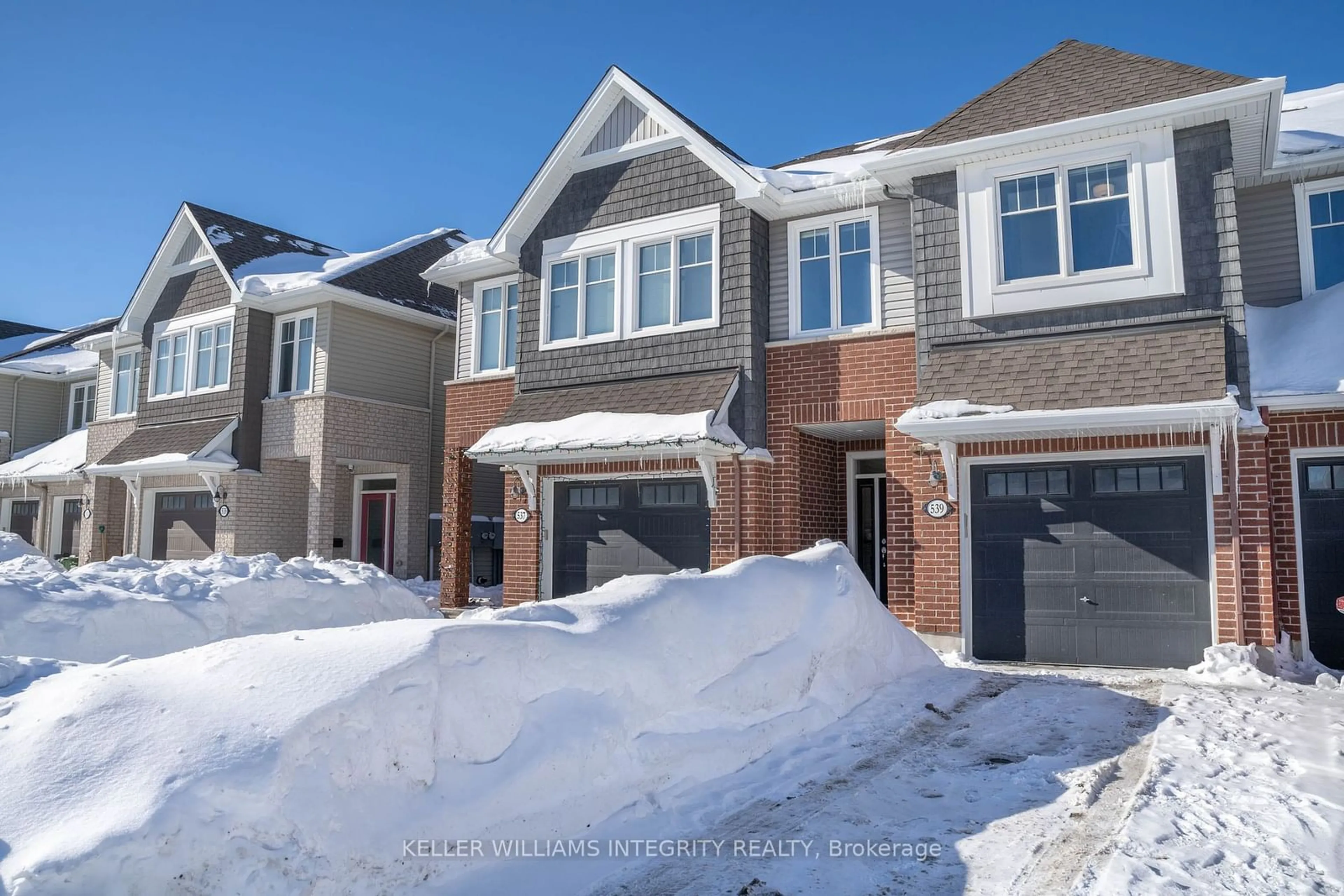 Home with brick exterior material, street for 539 Jackdaw Ave, Barrhaven Ontario K2J 6M8