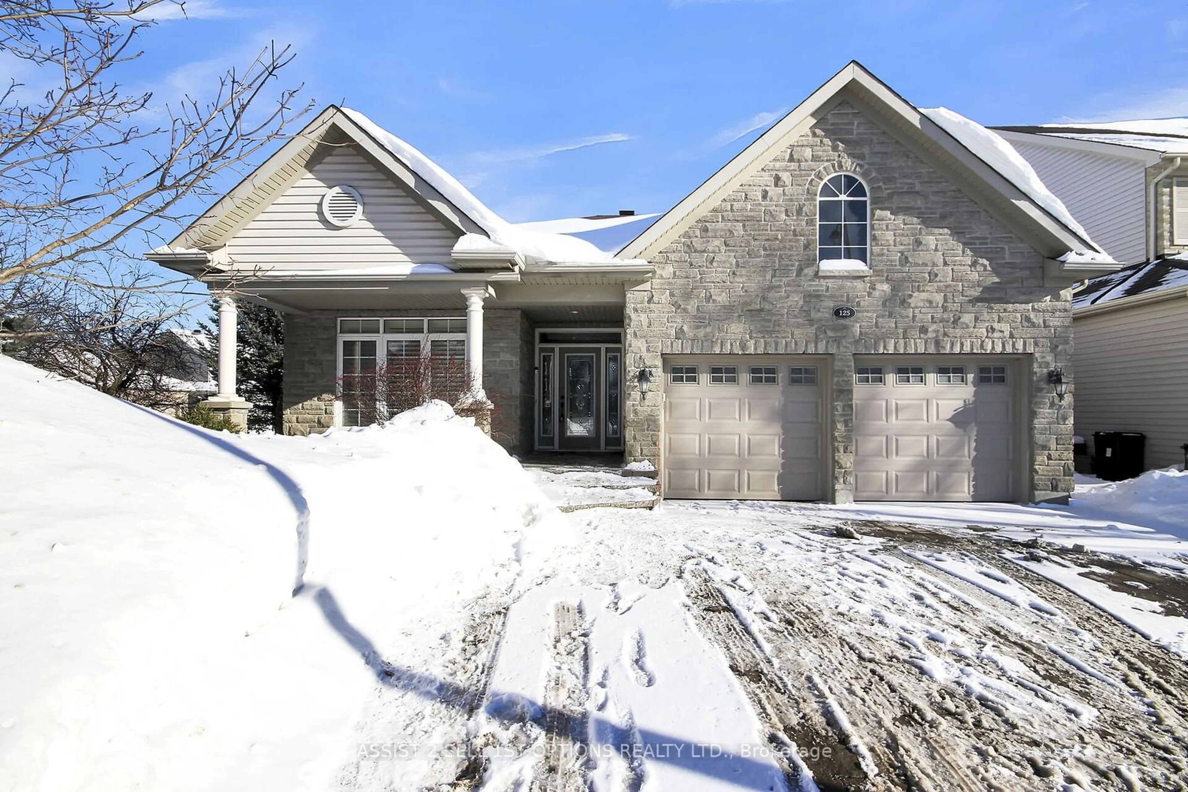 Home with brick exterior material, street for 125 Golflinks Dr, Barrhaven Ontario K2J 5N5