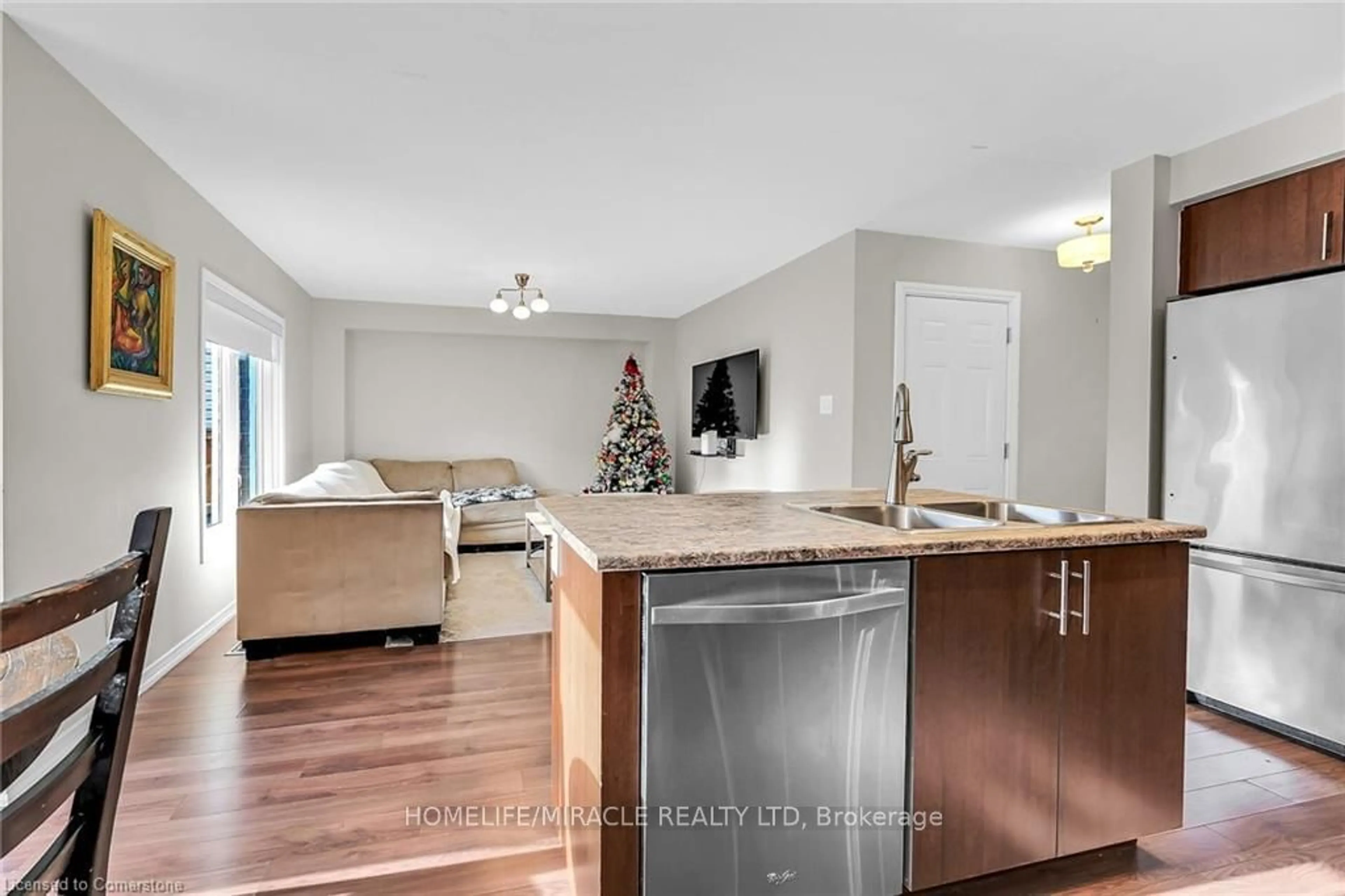 Open concept kitchen, unknown for 299 Windwood Dr, Hamilton Ontario L0R 1C0