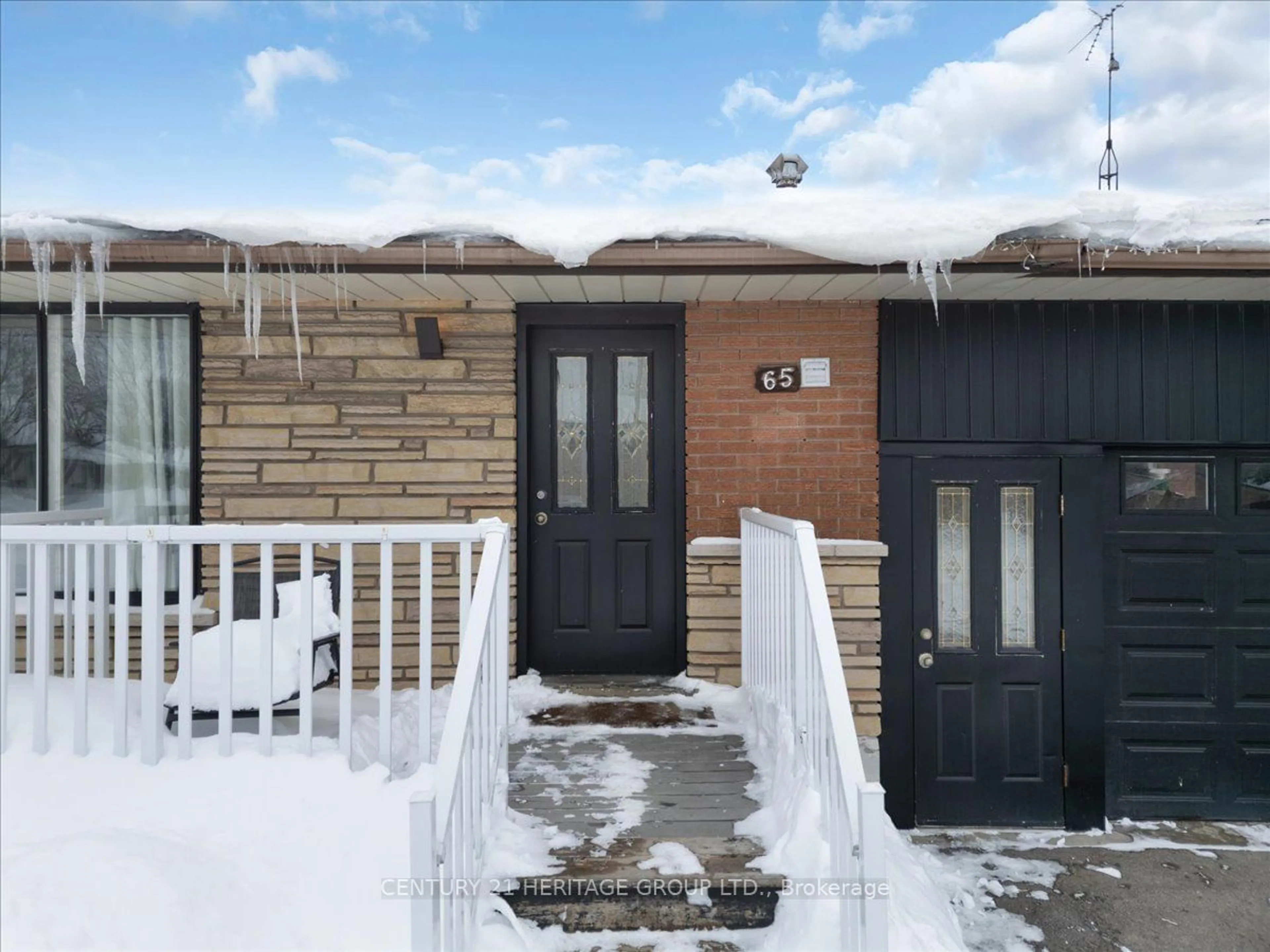 Home with brick exterior material, street for 65 Bellingham Dr, Hamilton Ontario L8V 3R3