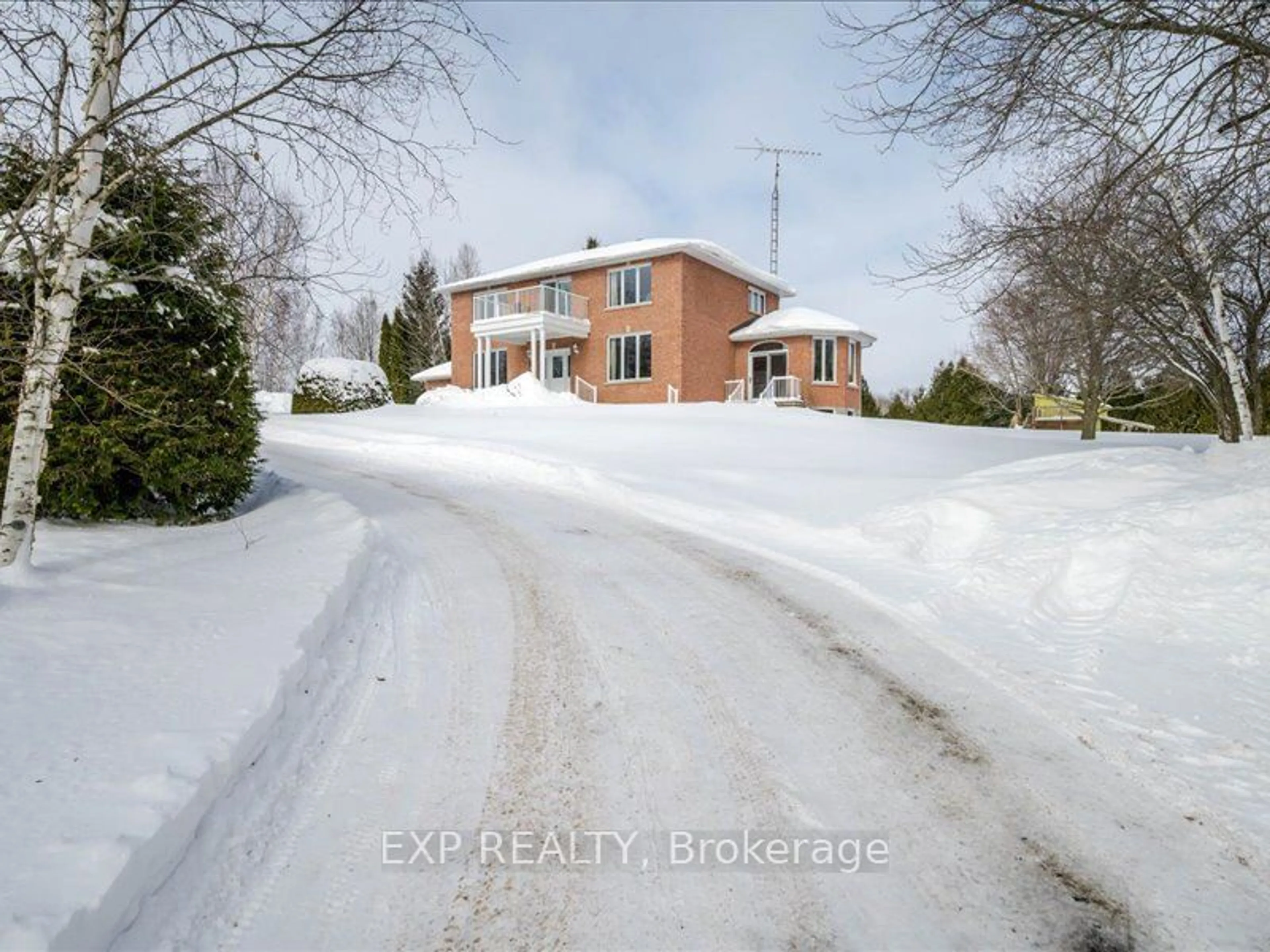 A pic from outside/outdoor area/front of a property/back of a property/a pic from drone, street for 2760 Base Line, Otonabee-South Monaghan Ontario K9J 6X7