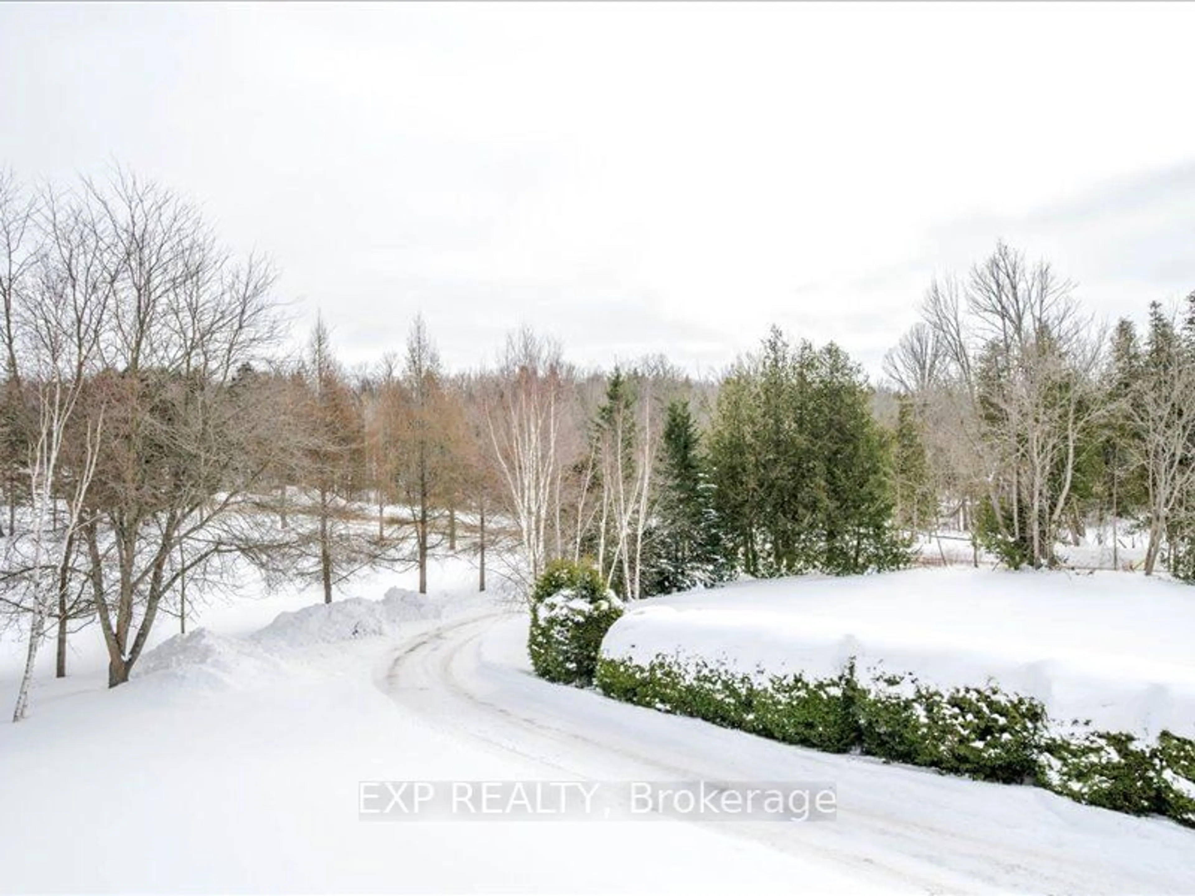 A pic from outside/outdoor area/front of a property/back of a property/a pic from drone, forest/trees view for 2760 Base Line, Otonabee-South Monaghan Ontario K9J 6X7