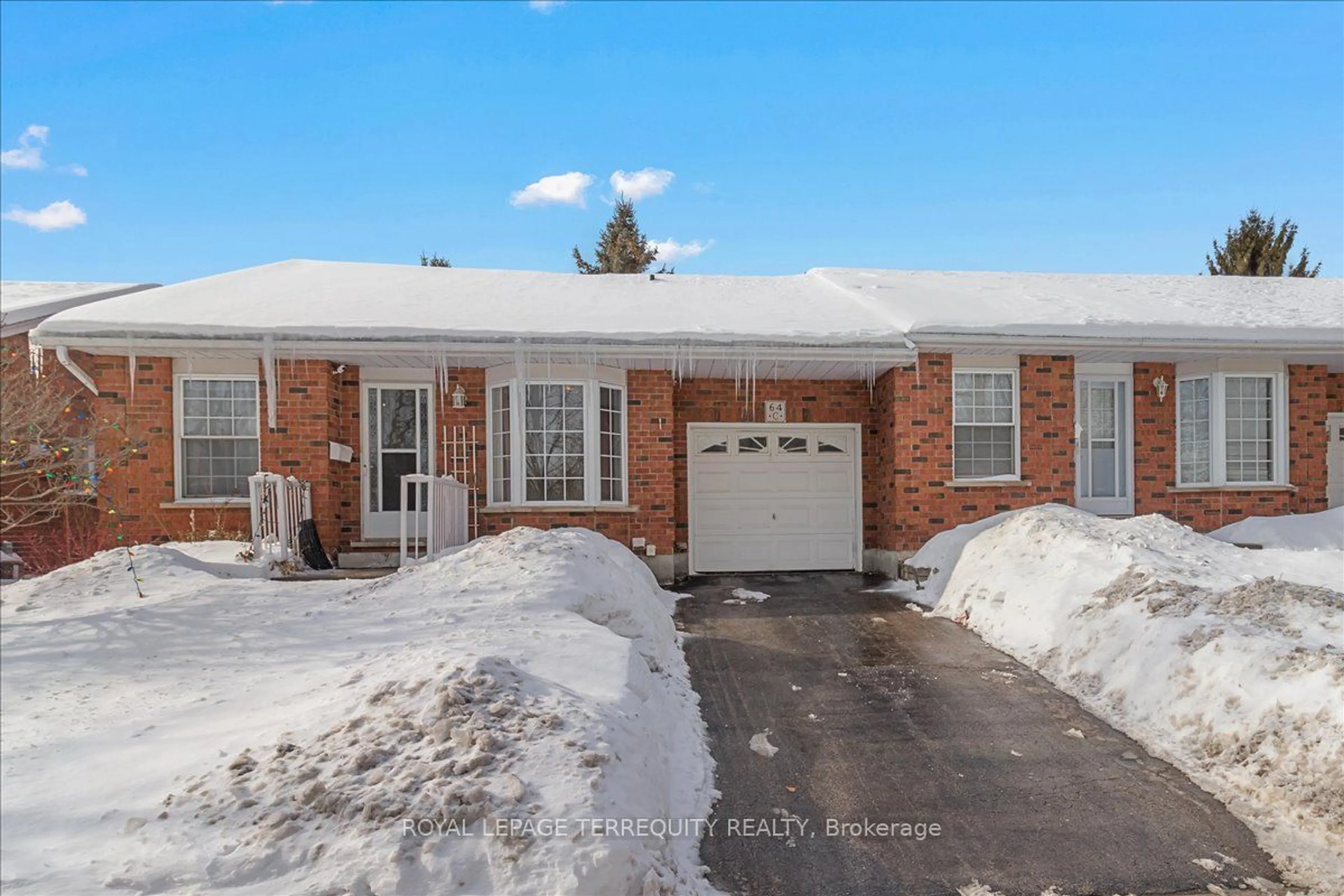 Home with brick exterior material, street for 64C HARRIS Ave, Brantford Ontario N3R 2E9