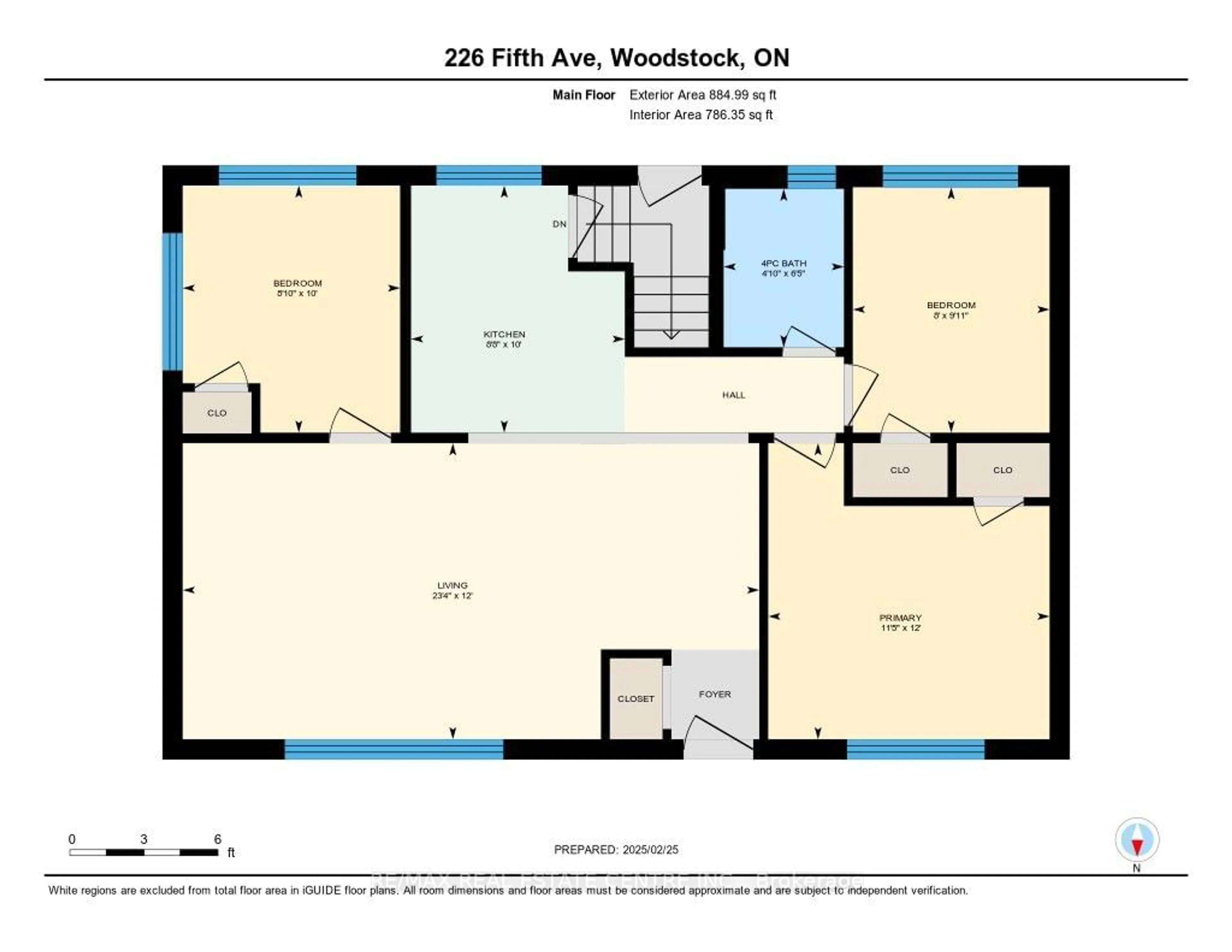 Floor plan for 266 Fifth Ave, Woodstock Ontario N4S 2G1