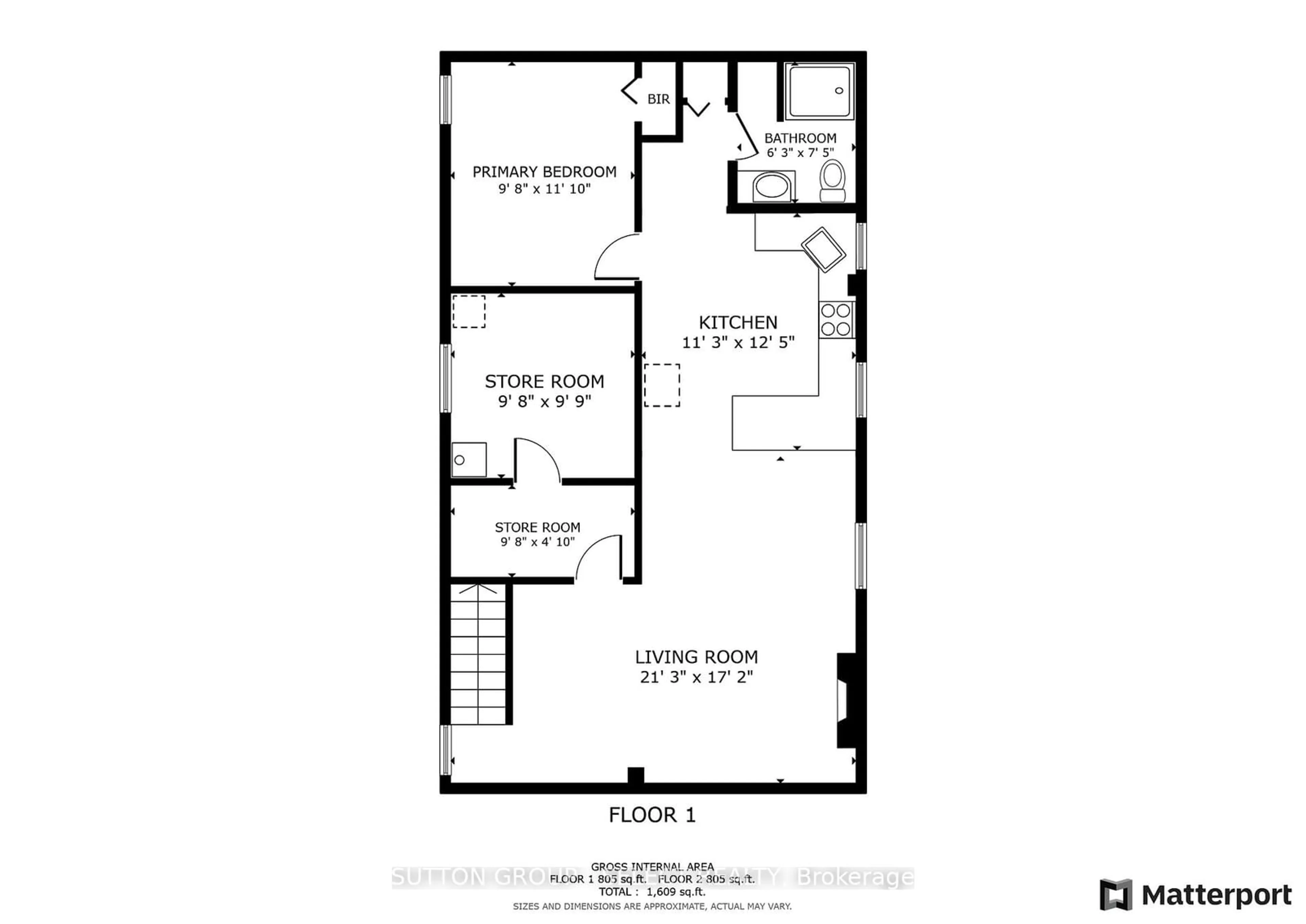 Floor plan for 1972 Royal Cres, London Ontario N5V 1N8