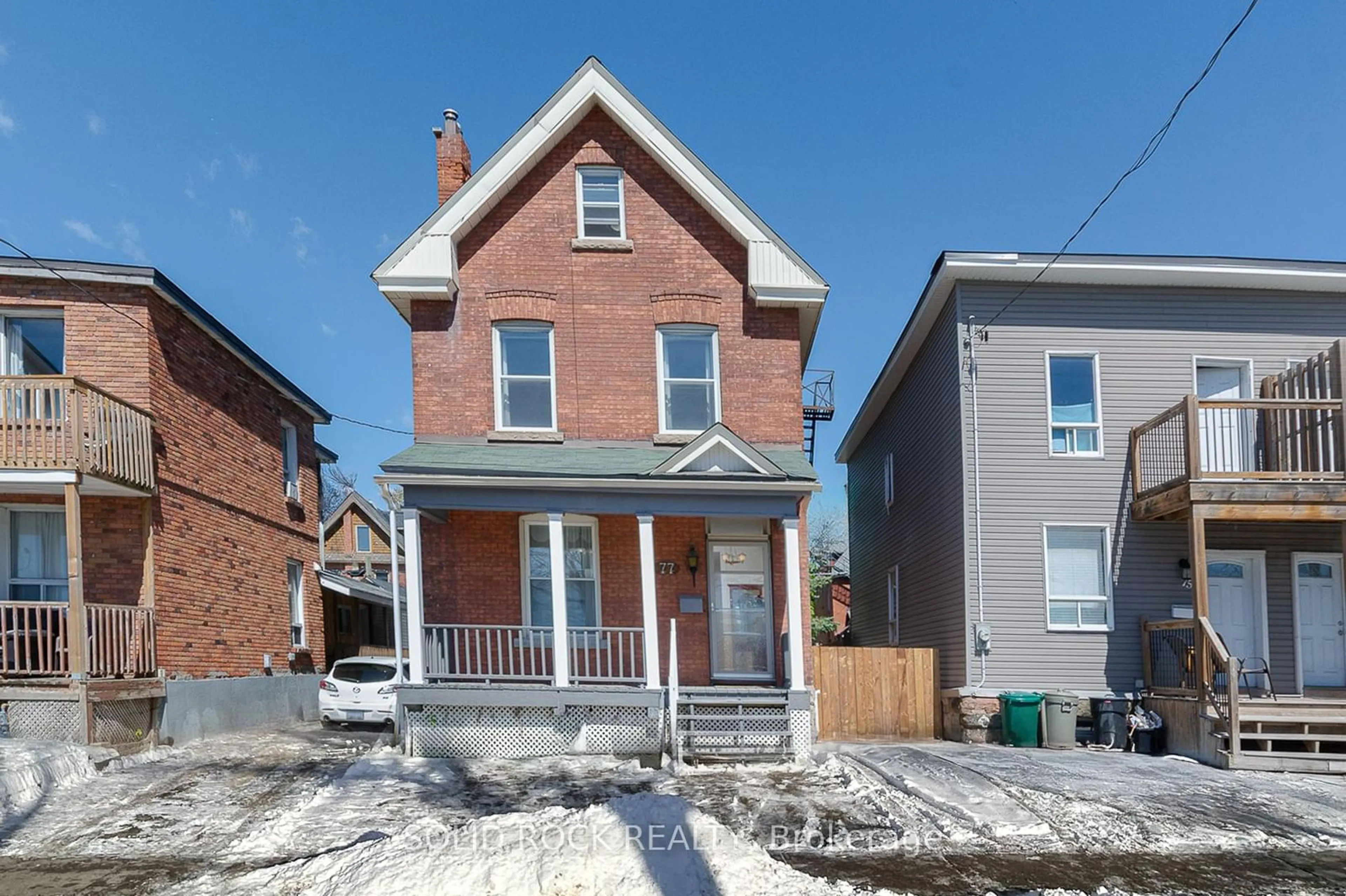 Home with brick exterior material, street for 77 Arlington Ave, Ottawa Centre Ontario K1R 5S4