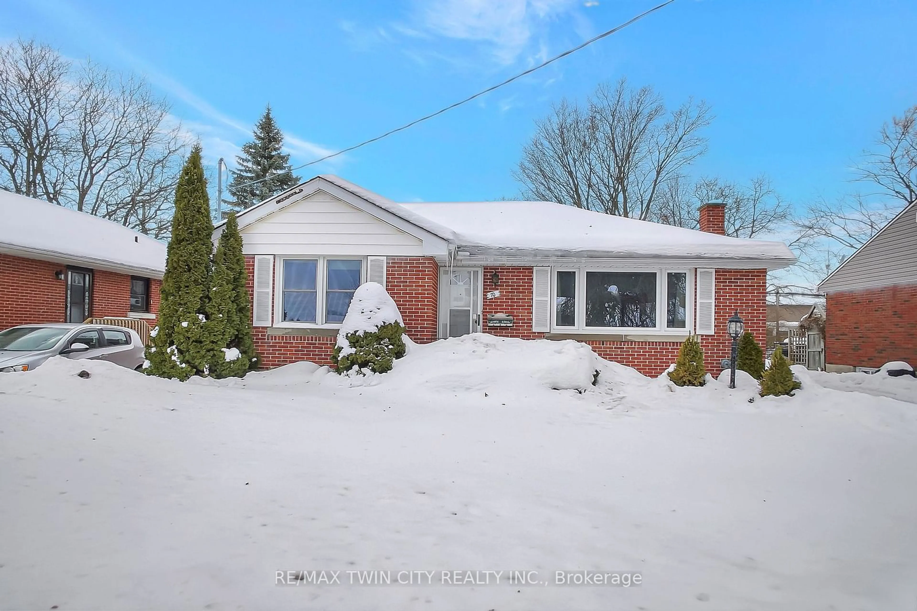 Home with brick exterior material, street for 70 Christopher Dr, Cambridge Ontario N1R 4R9