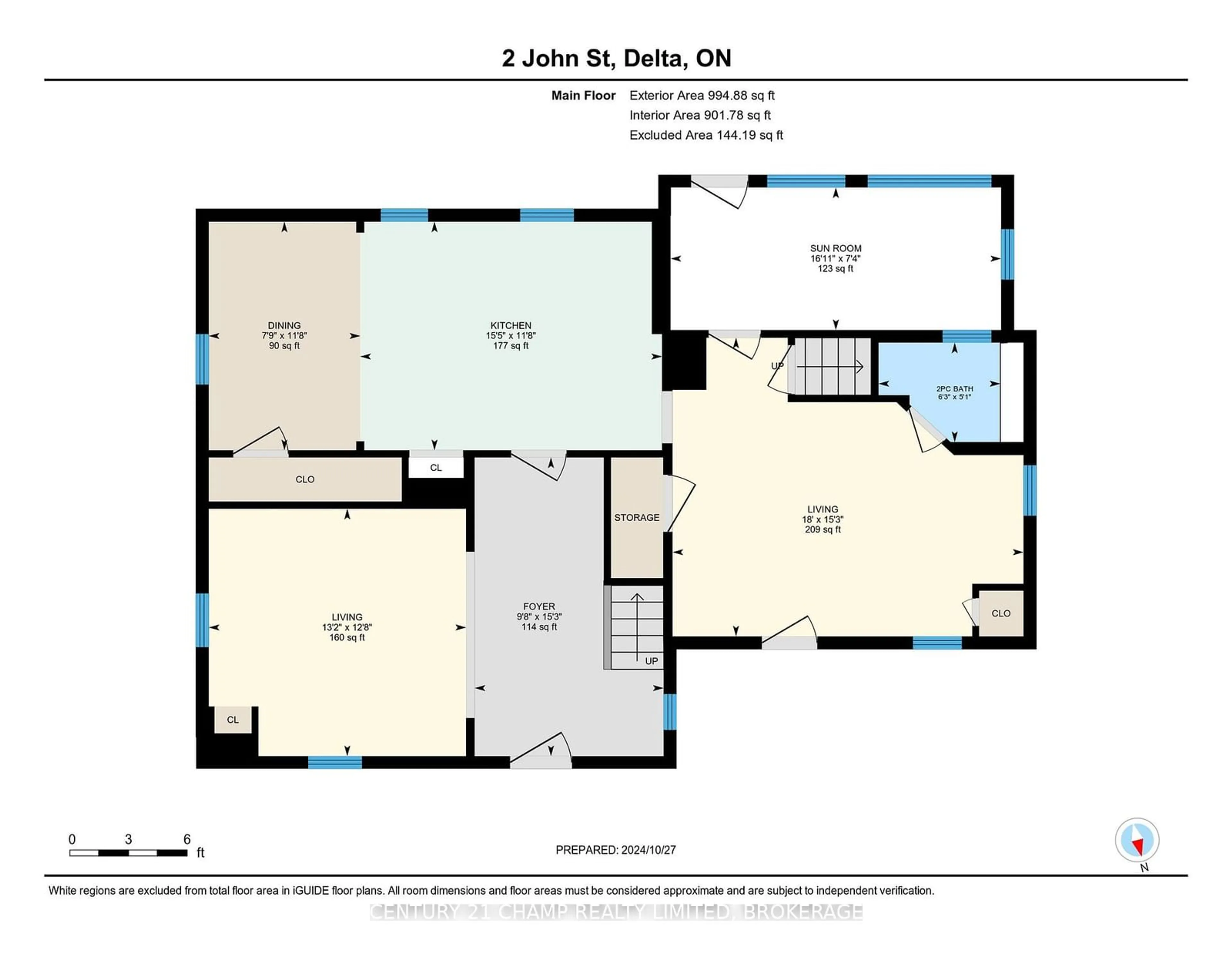 Floor plan for 2 John St, Rideau Lakes Ontario K0E 1G0