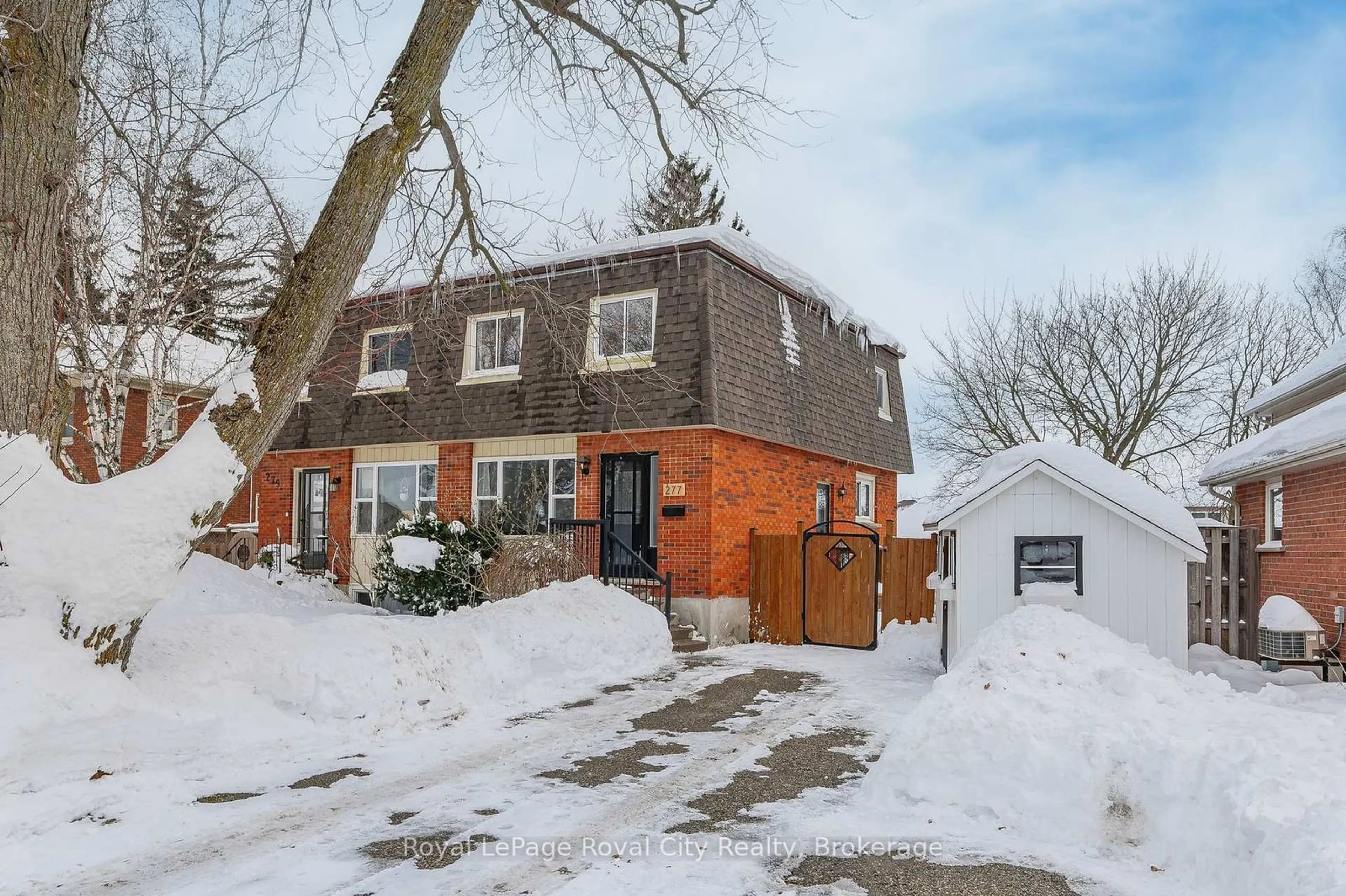A pic from outside/outdoor area/front of a property/back of a property/a pic from drone, street for 277 Snyders Rd, Wilmot Ontario N3A 2V5
