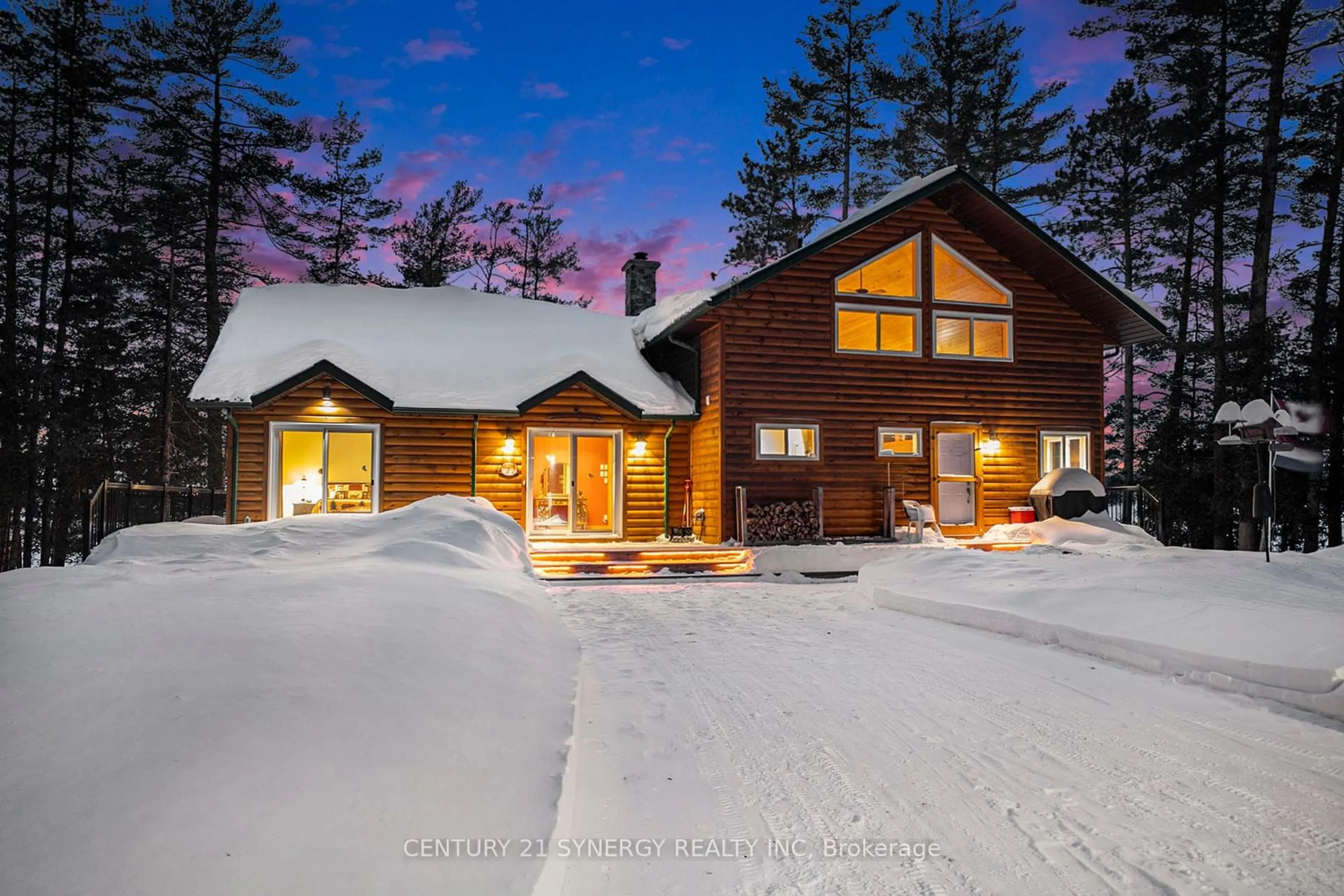 A pic from outside/outdoor area/front of a property/back of a property/a pic from drone, street for 631 Golden Lyn Way, Bonnechere Valley Ontario K0J 1X0