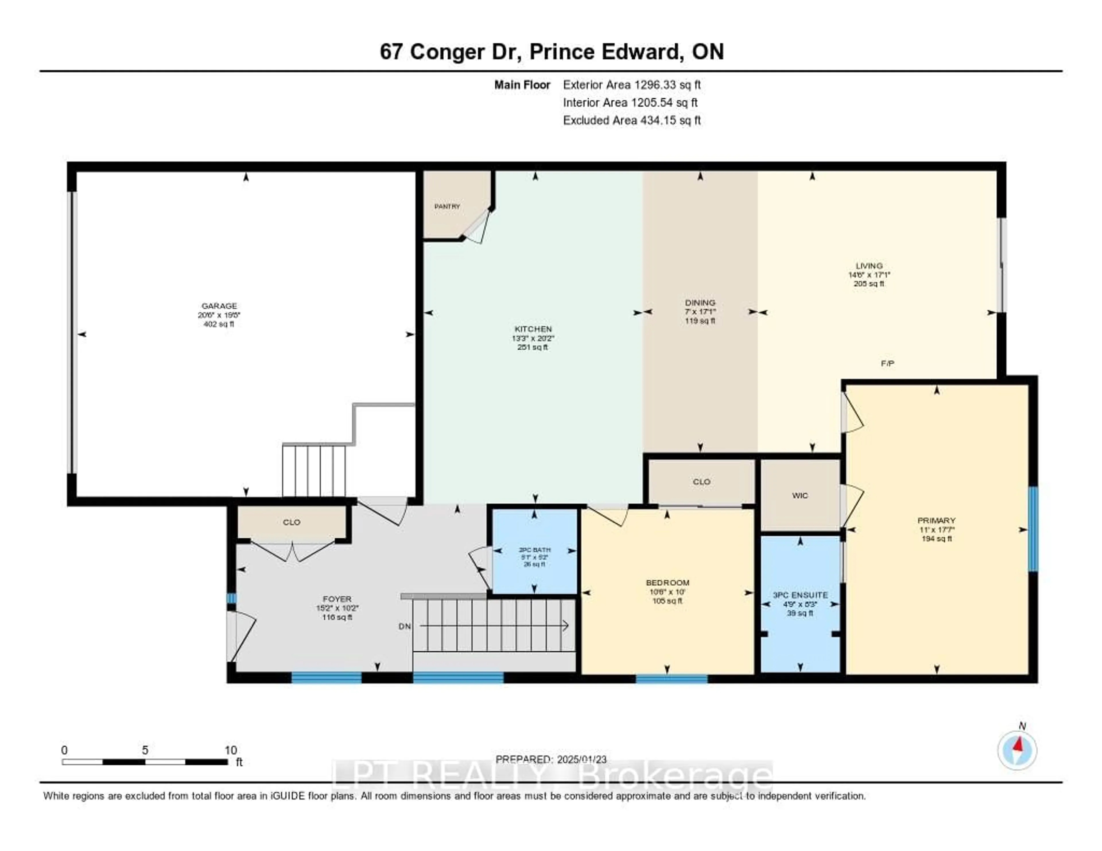 Floor plan for 67 Conger Dr, Prince Edward County Ontario K0K 3L0