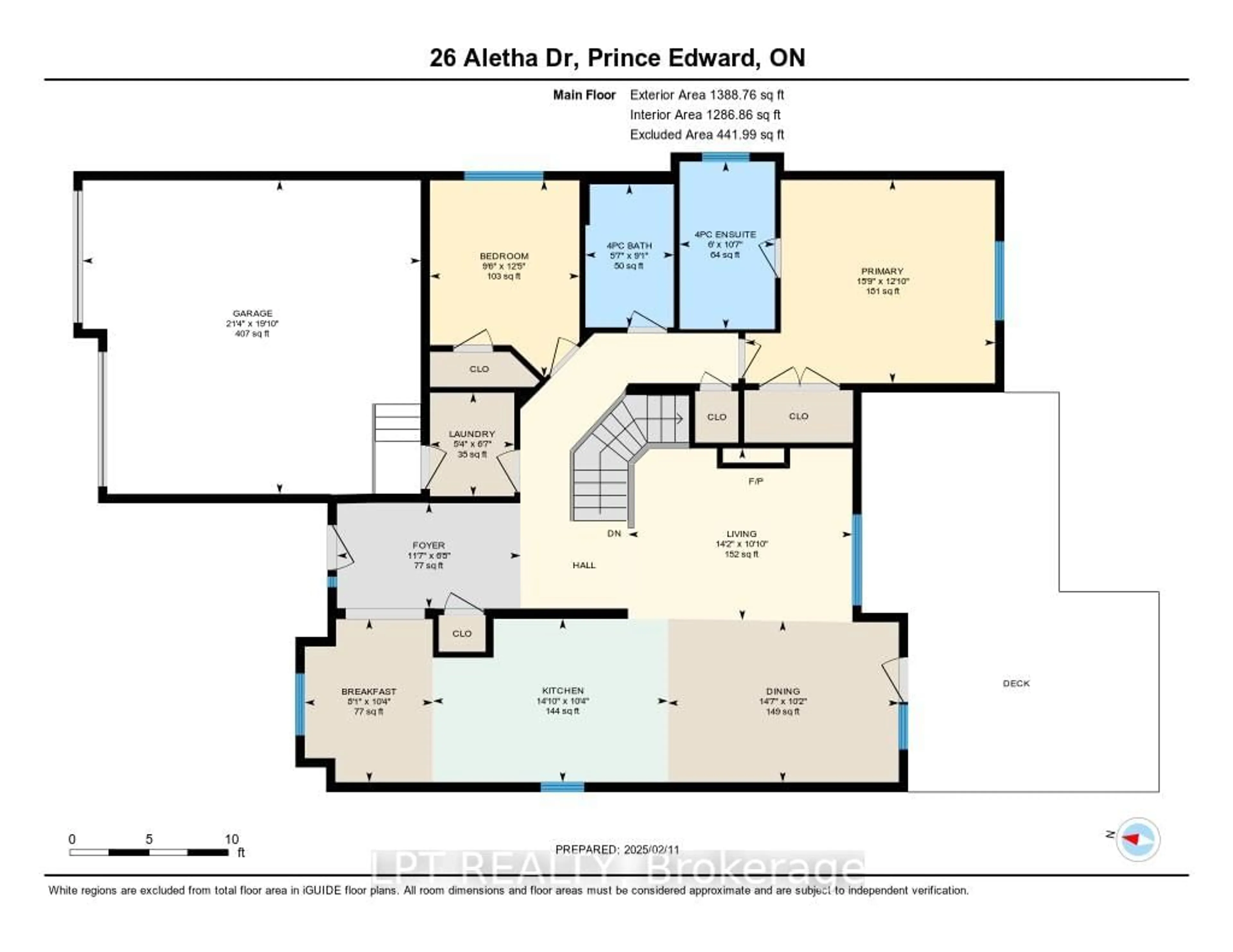 Floor plan for 26 Aletha Dr, Prince Edward County Ontario K0K 3L0