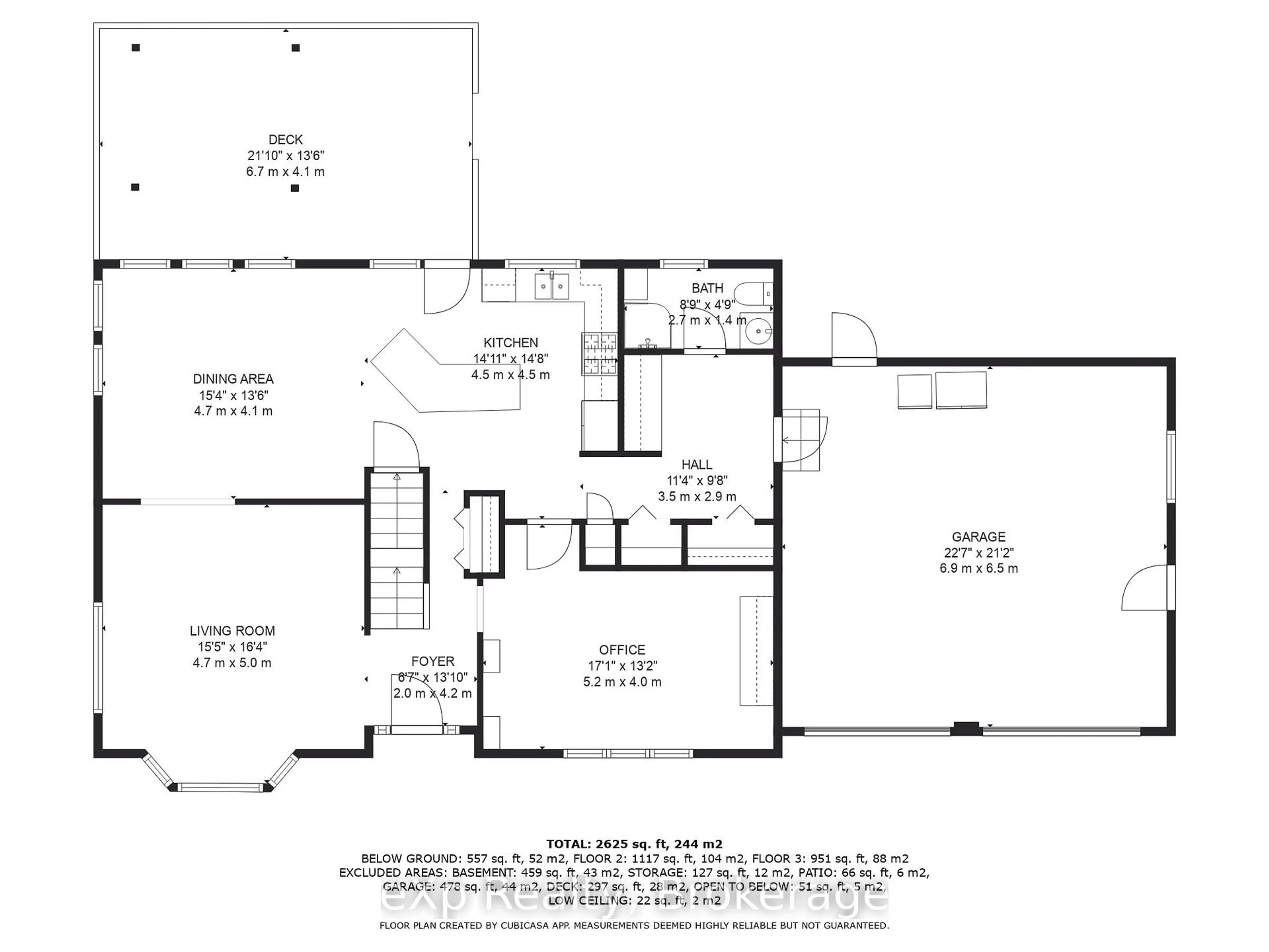 Floor plan for 953 Greenock-Brant Line, Brockton Ontario N0G 1J0