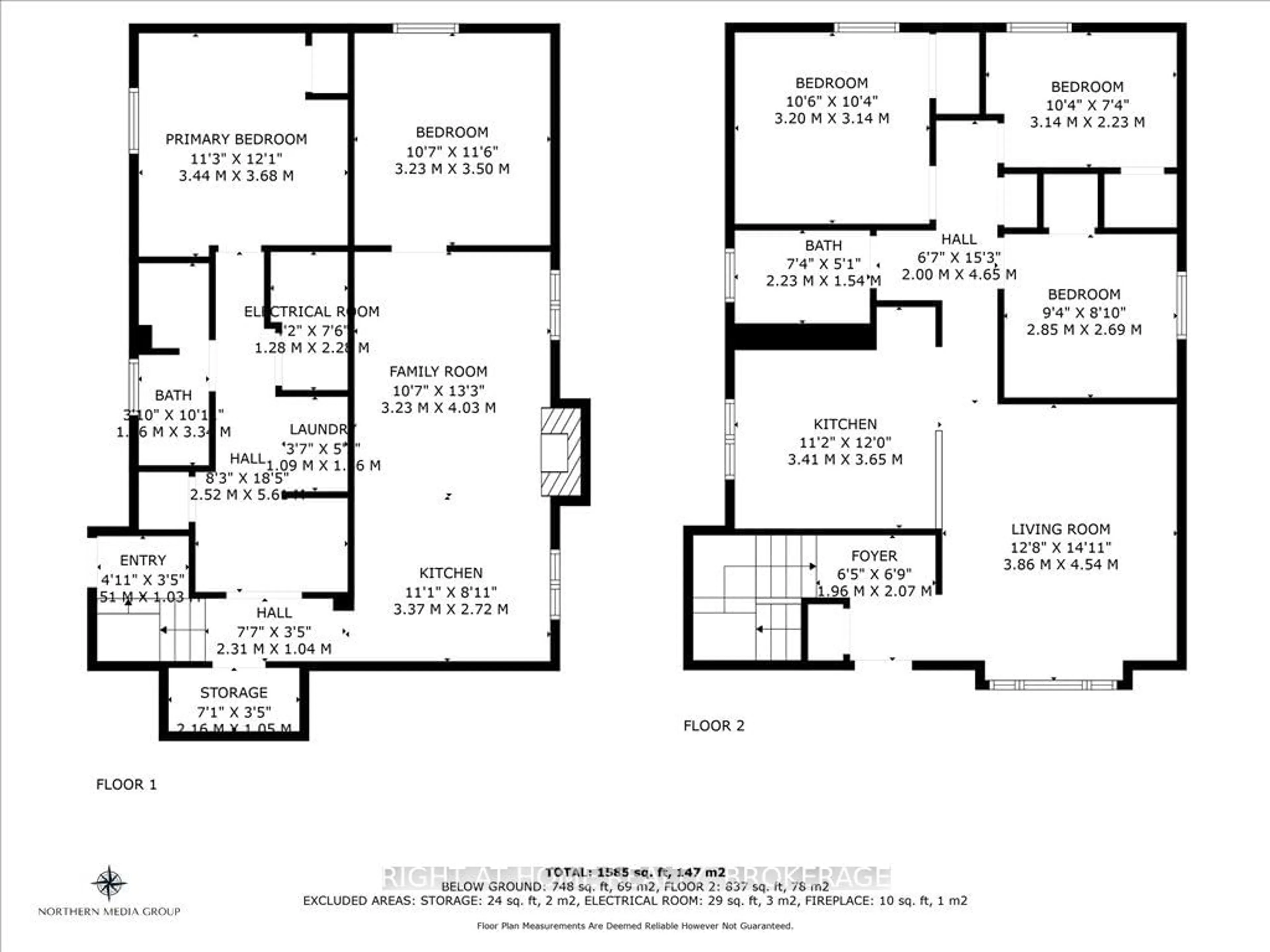 Floor plan for 392 East 43rd St, Hamilton Ontario L8T 3E3