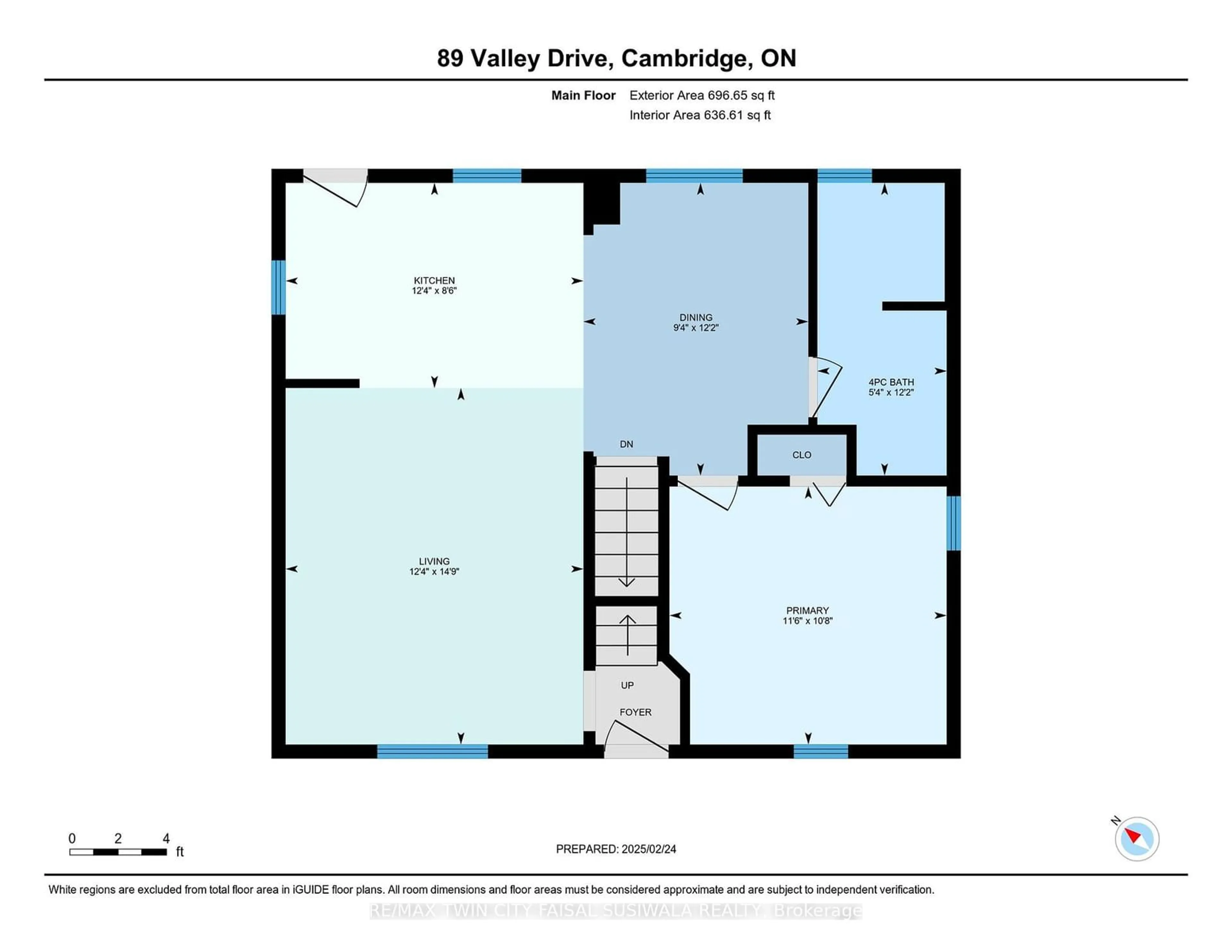 Floor plan for 89 Valley Dr, Cambridge Ontario N3C 1X7