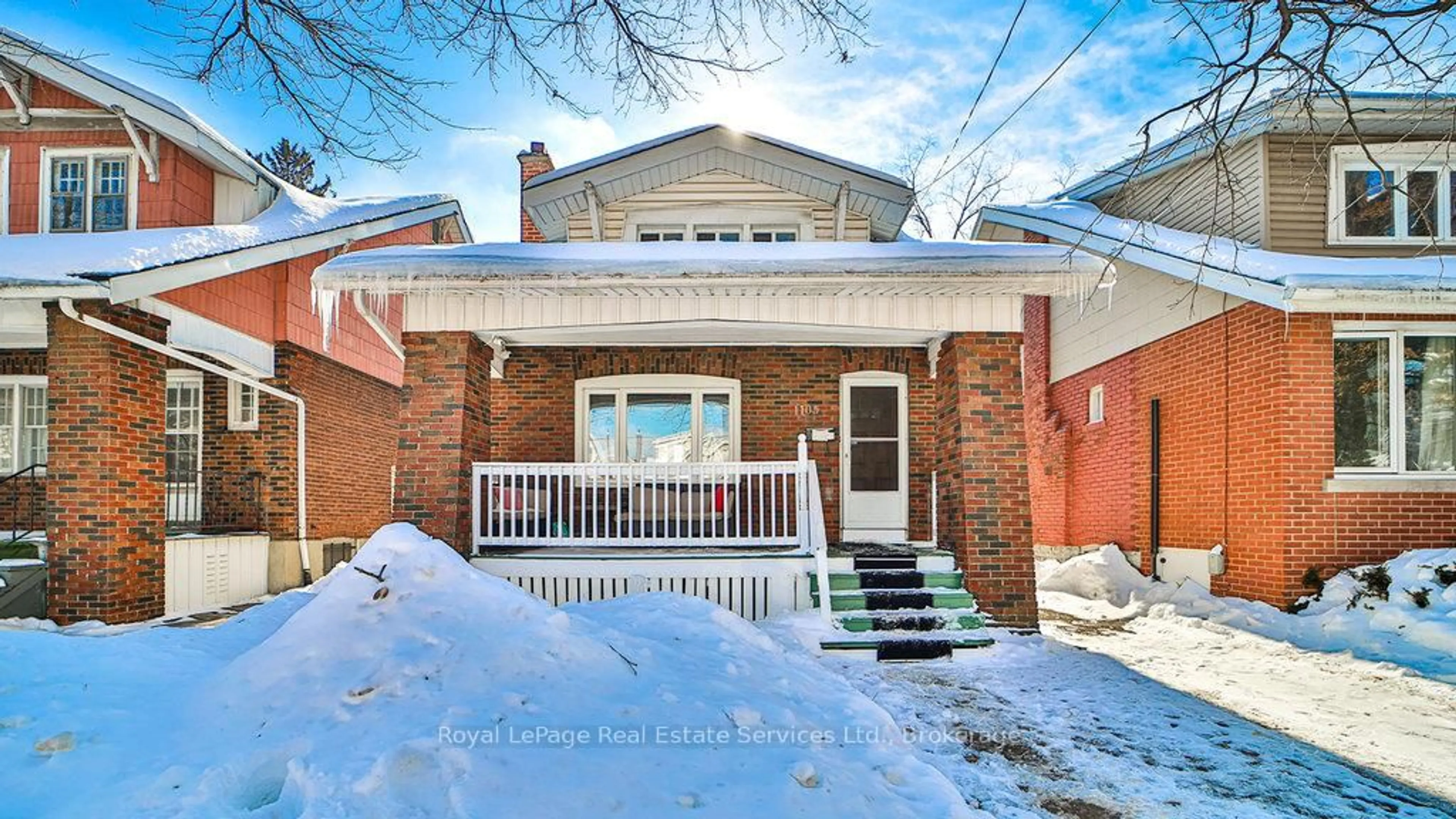 Home with brick exterior material, street for 1105 King St, Hamilton Ontario L8S 1L8