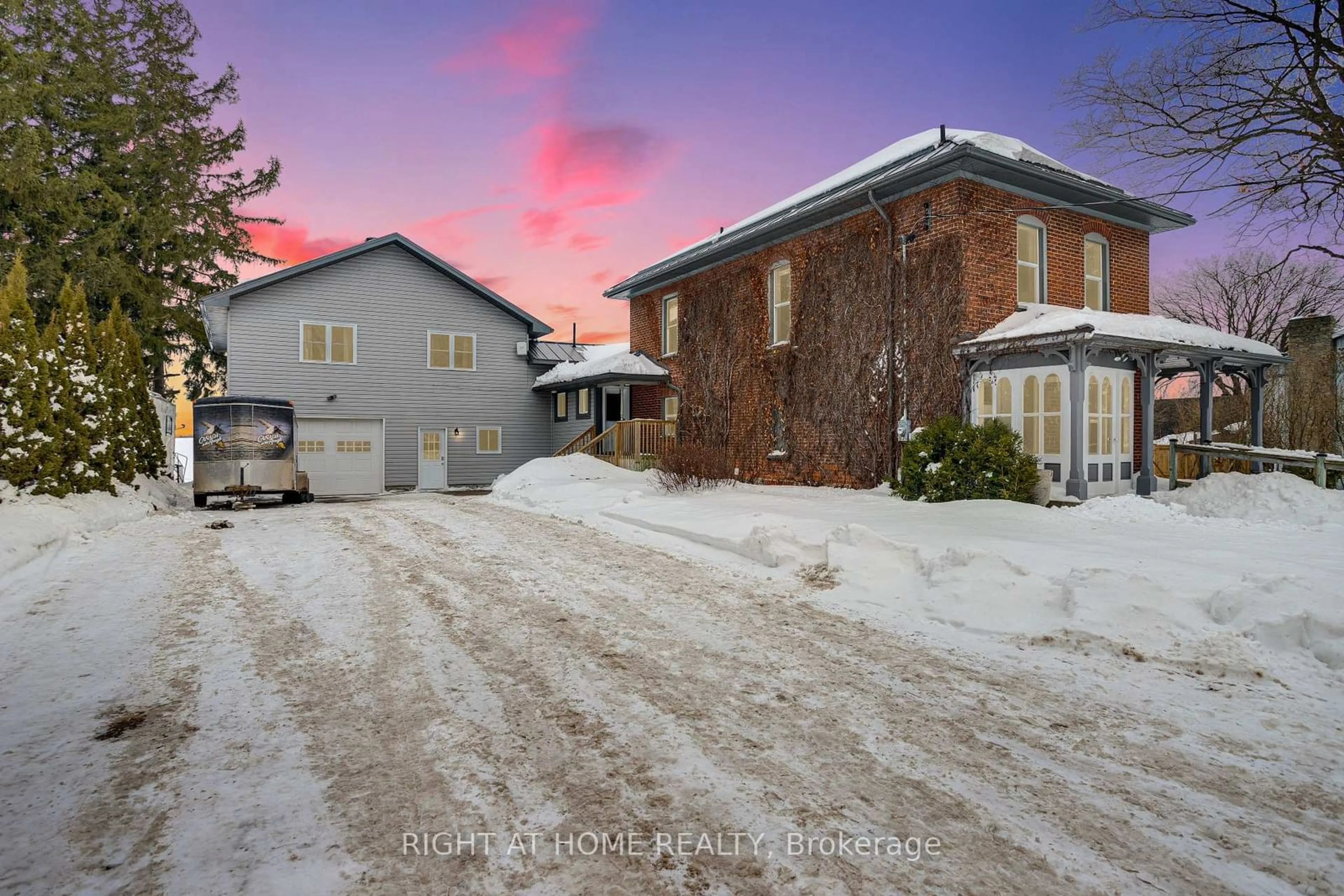 A pic from outside/outdoor area/front of a property/back of a property/a pic from drone, street for 2049 Keene Rd, Otonabee-South Monaghan Ontario K9J 6X9