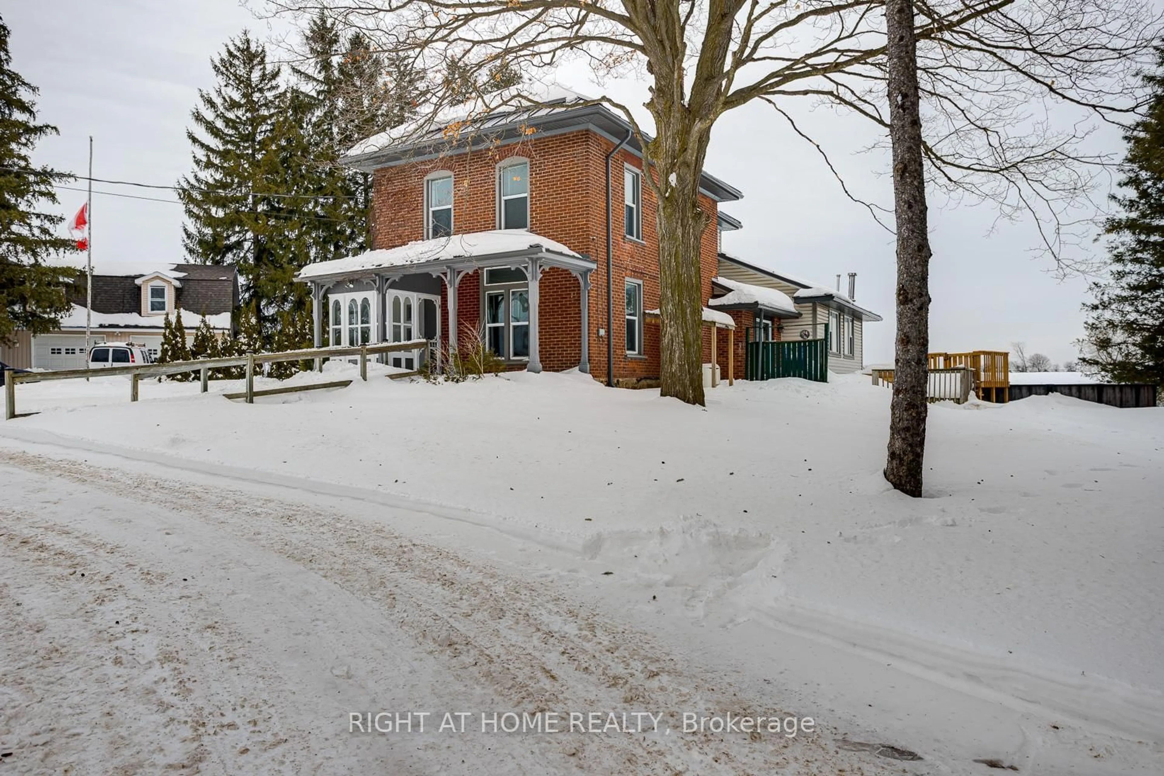 A pic from outside/outdoor area/front of a property/back of a property/a pic from drone, street for 2049 Keene Rd, Otonabee-South Monaghan Ontario K9J 6X9