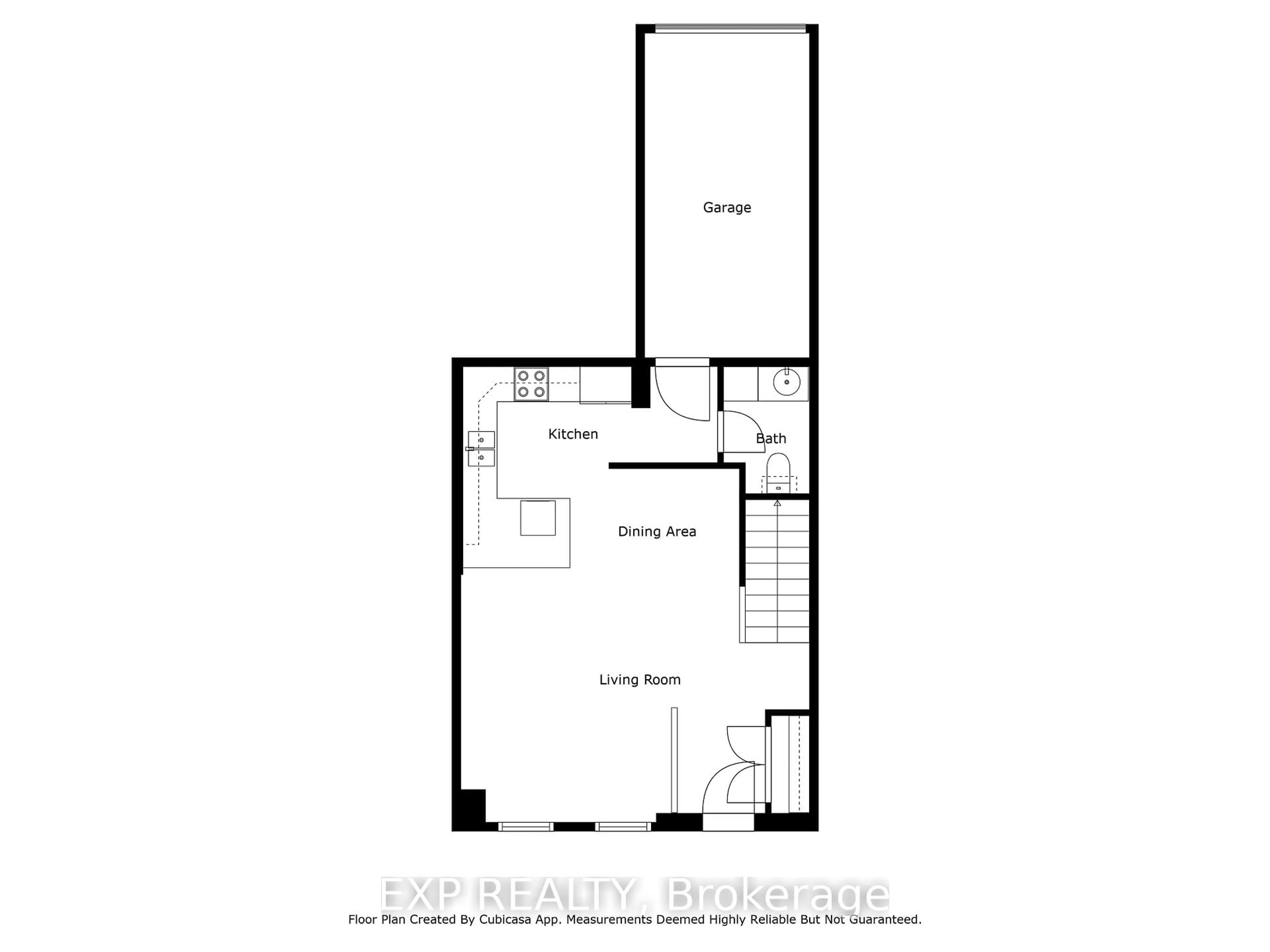 Floor plan for 134 Hibernia St, Cobourg Ontario K9A 3J8