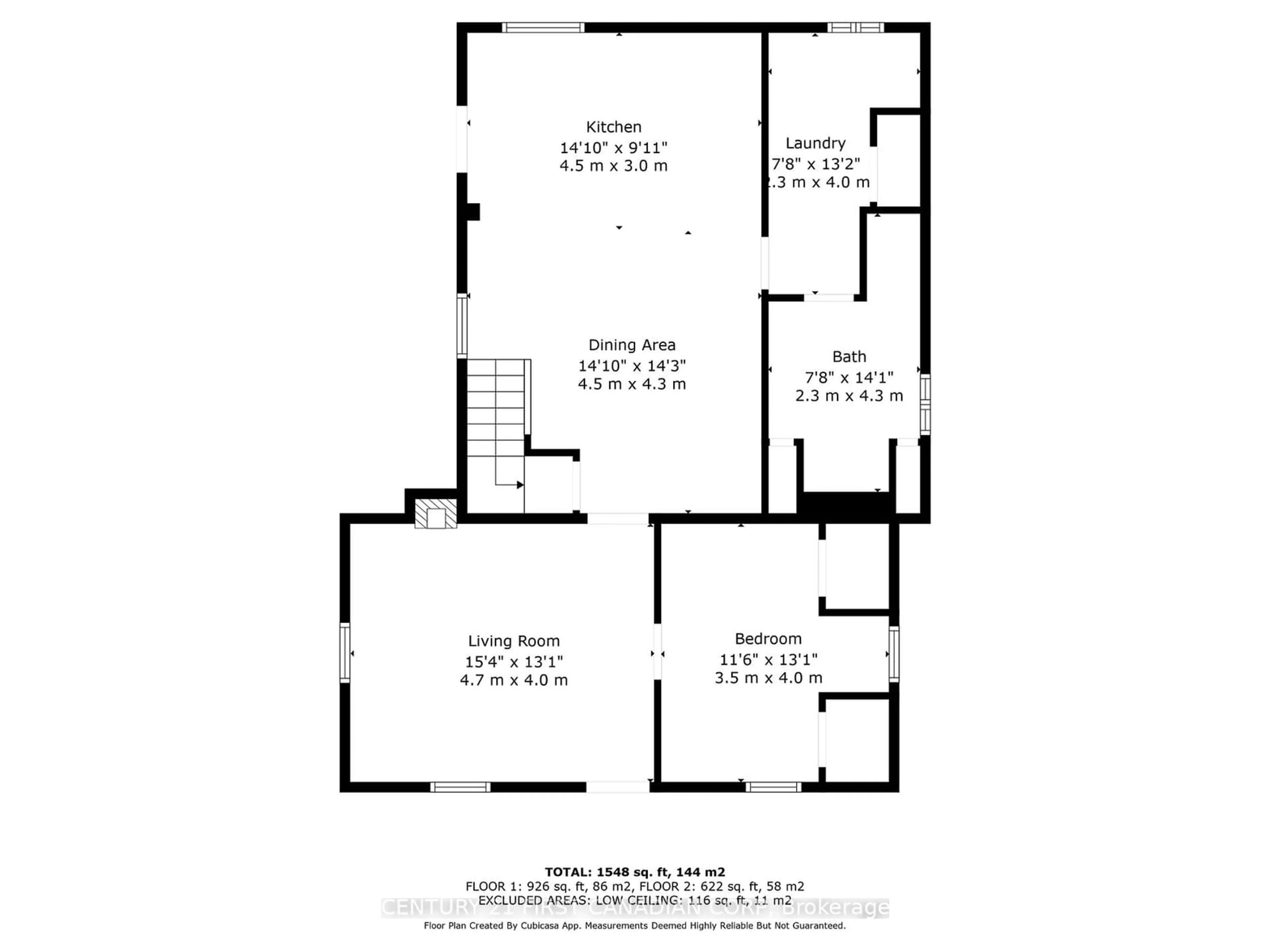 Floor plan for 4 Albert St, Chatham-Kent Ontario N0P 1A0