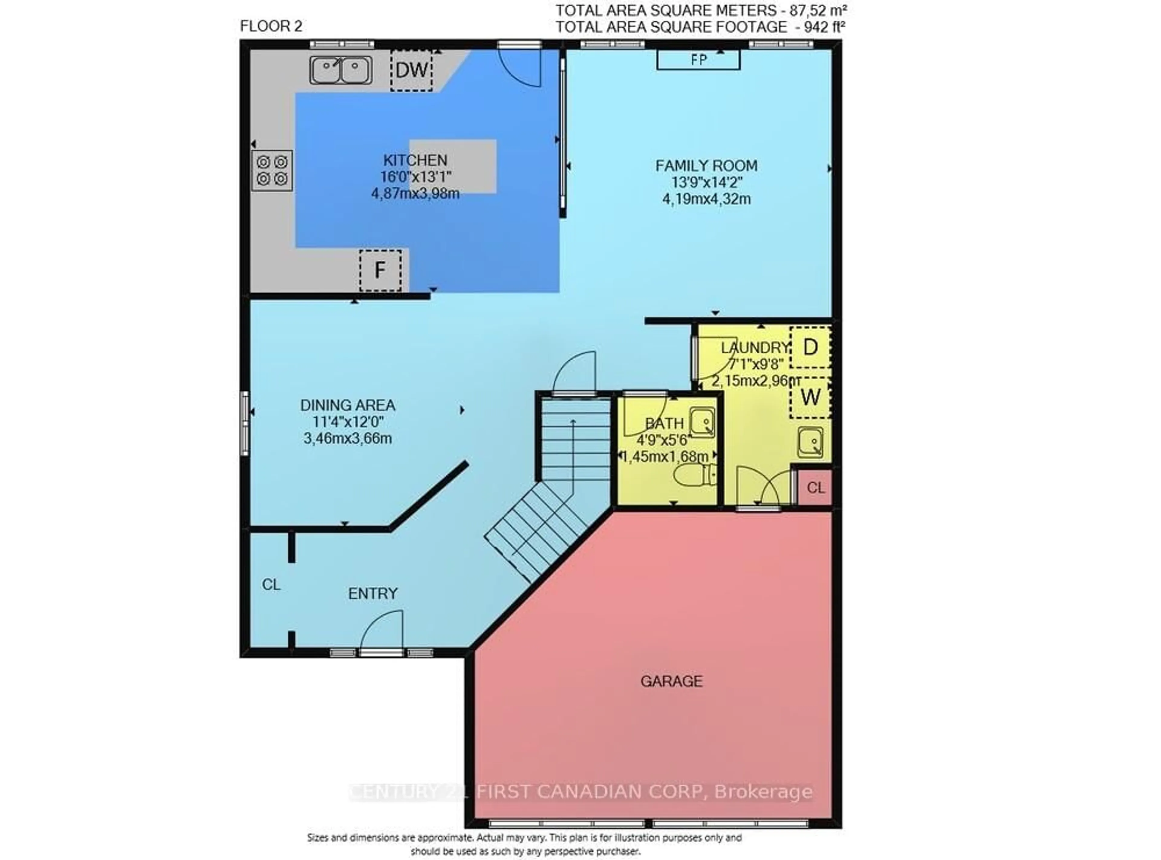 Floor plan for 2205 Lilac Ave, London Ontario N6K 5C5