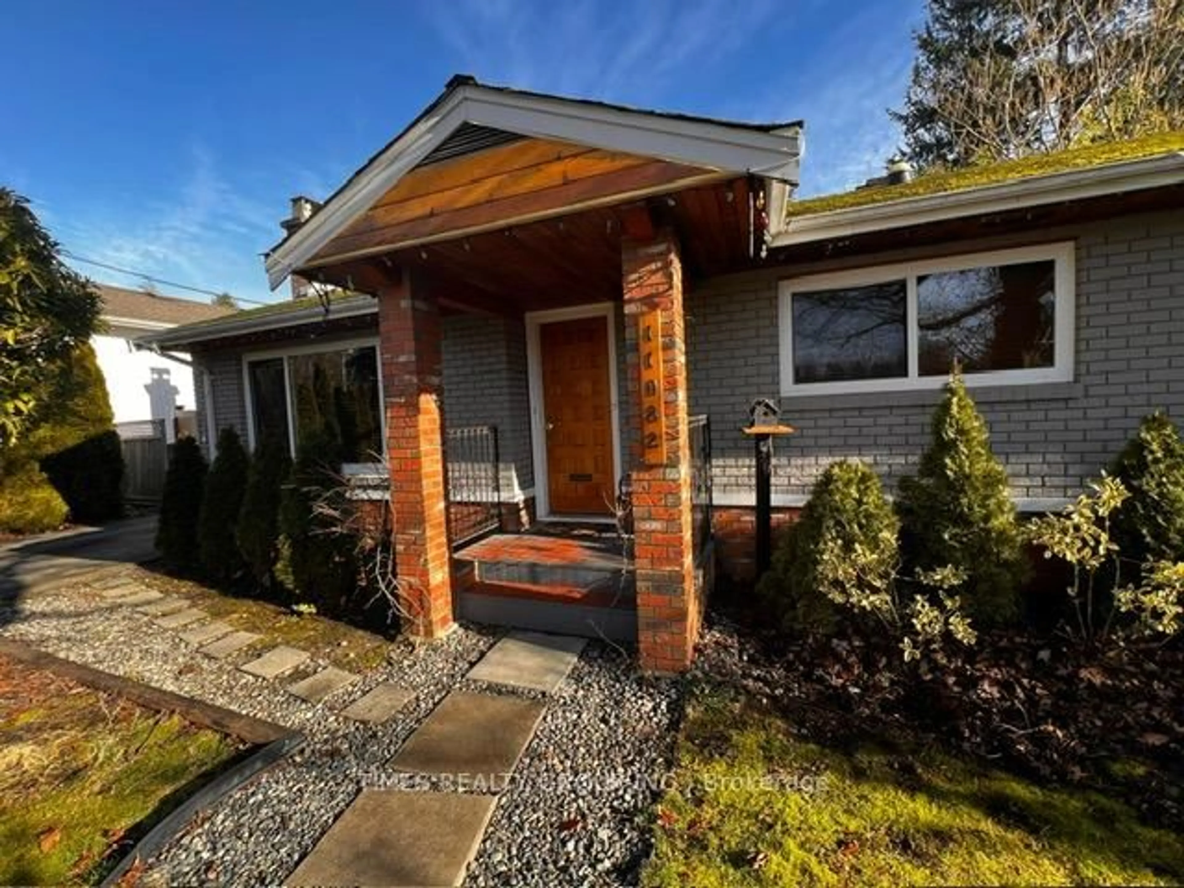 Home with brick exterior material, street for 11082 146 St, Out of Area British Columbia V3R 3V1