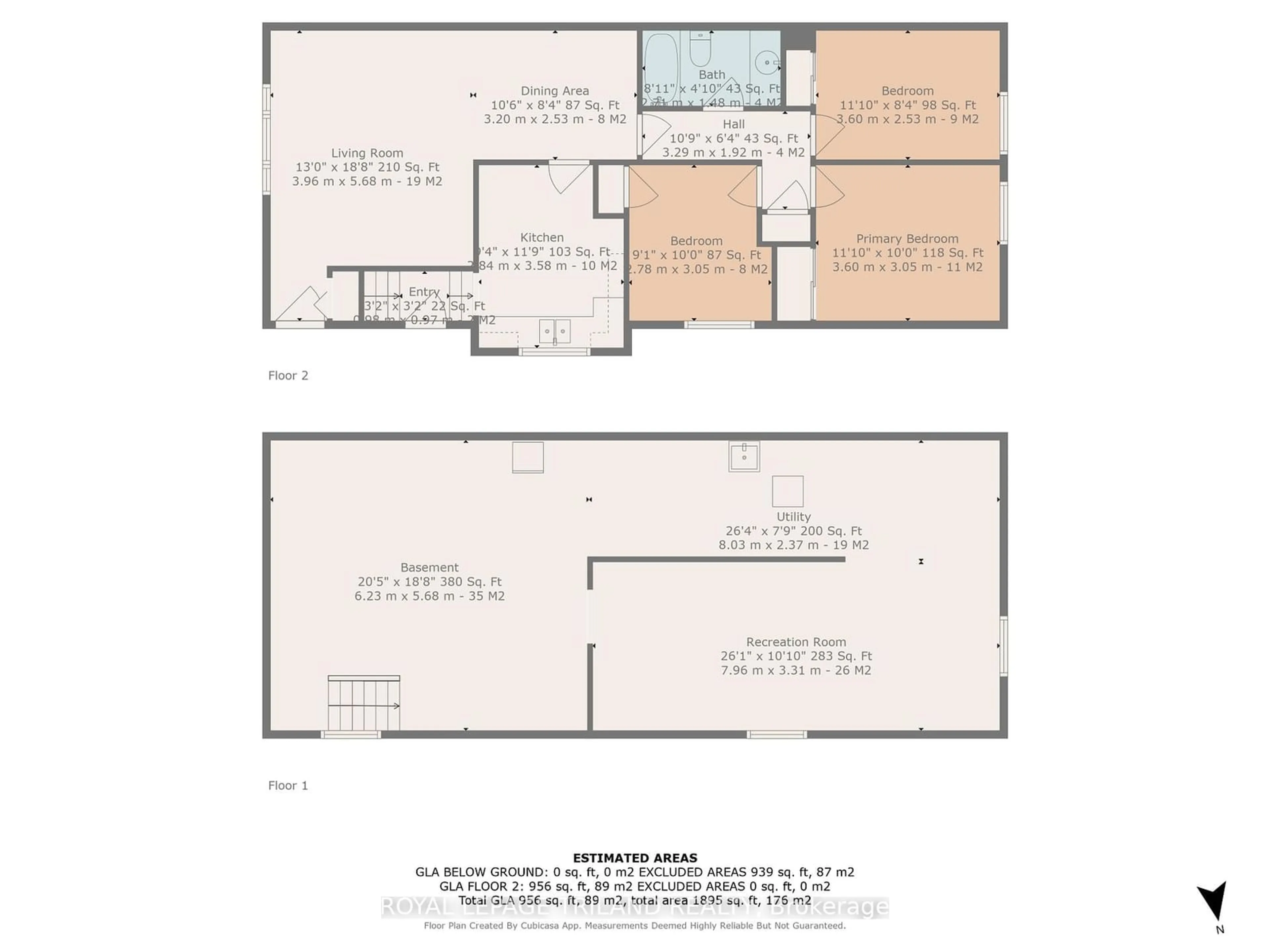 Floor plan for 5 Vanier Pl, St. Thomas Ontario N5R 5L2