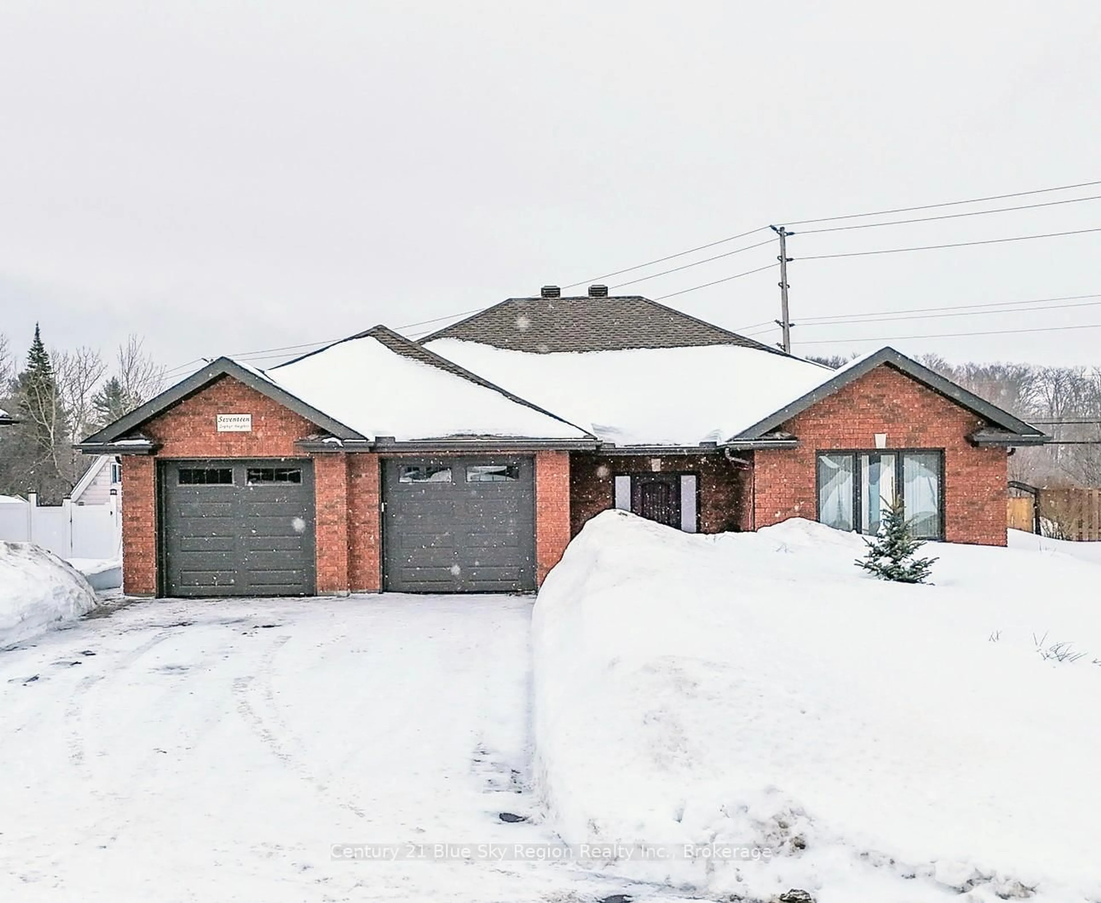 Home with brick exterior material, street for 17 Zephyr Hts, North Bay Ontario P1A 0E9