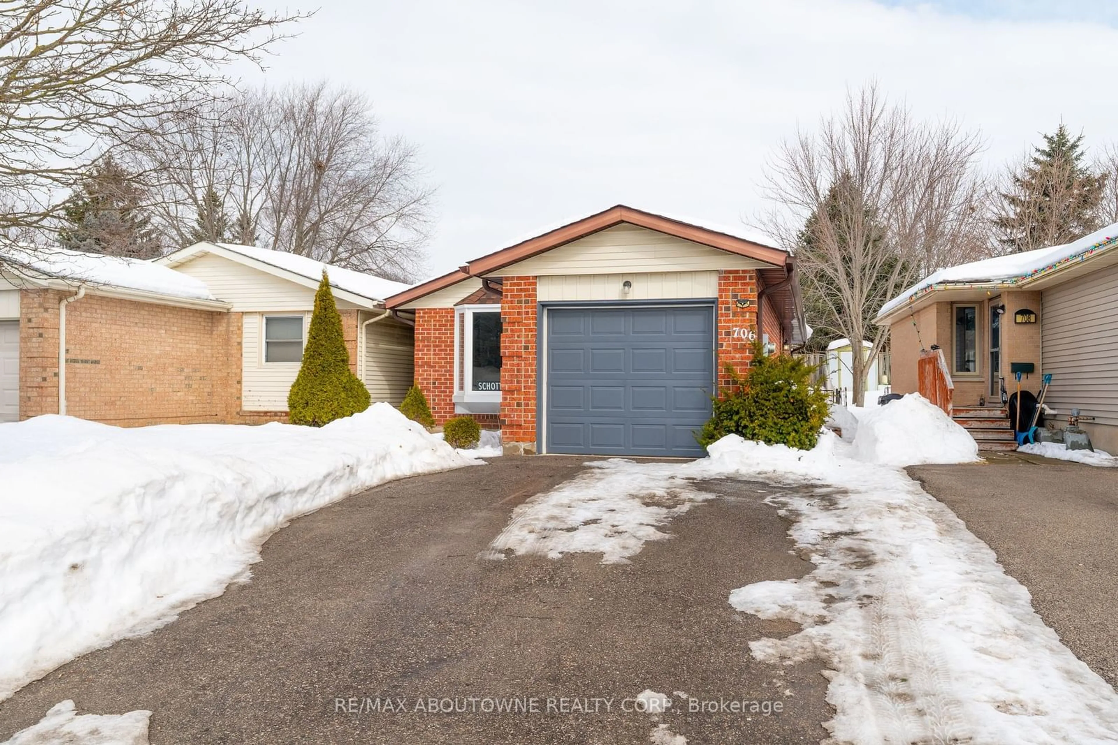 Home with brick exterior material, street for 706 Scottsdale Dr, Guelph Ontario N1G 4M5