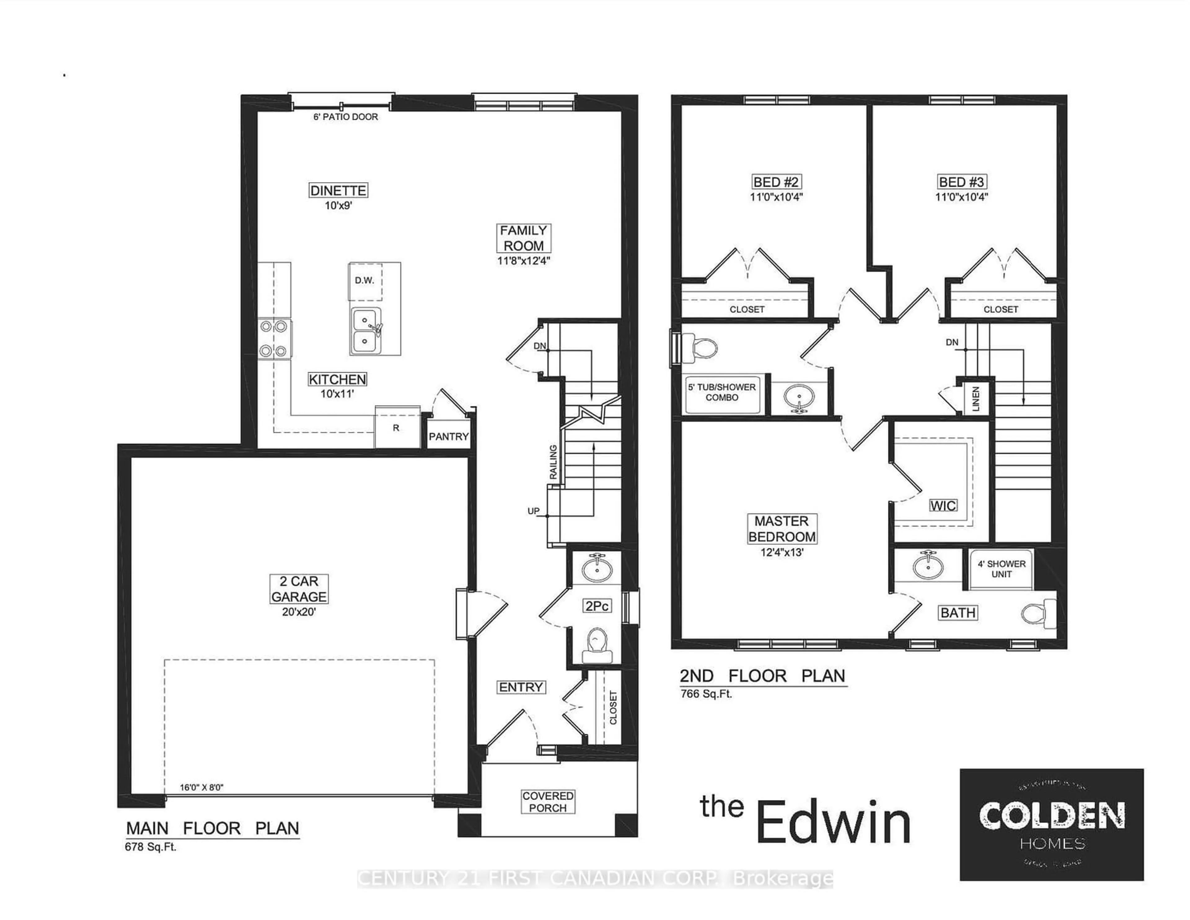 Floor plan for 44 Postma Cres, North Middlesex Ontario N0M 1A0