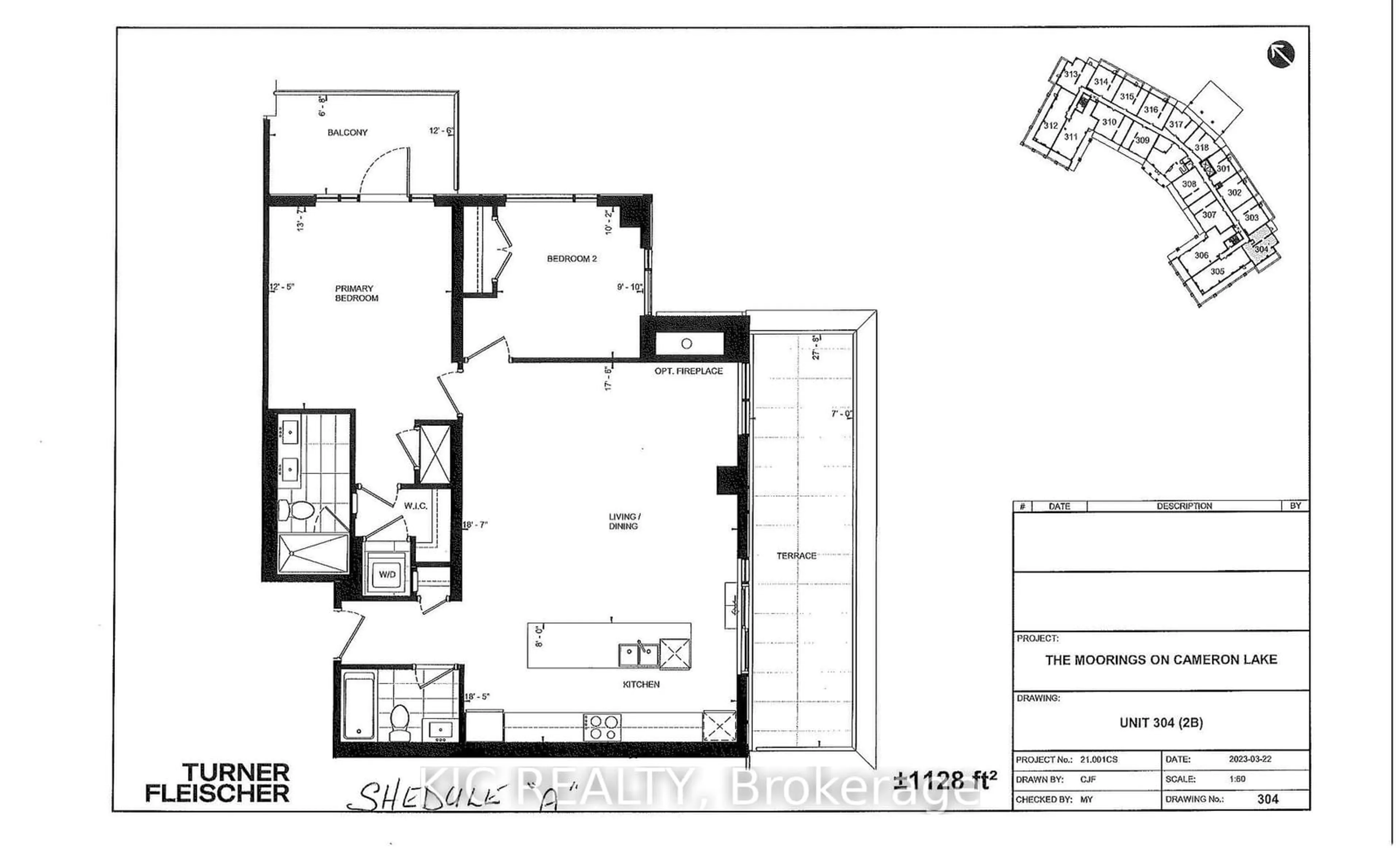 Floor plan for 99 Louisa St #304, Kawartha Lakes Ontario K0M 1N0