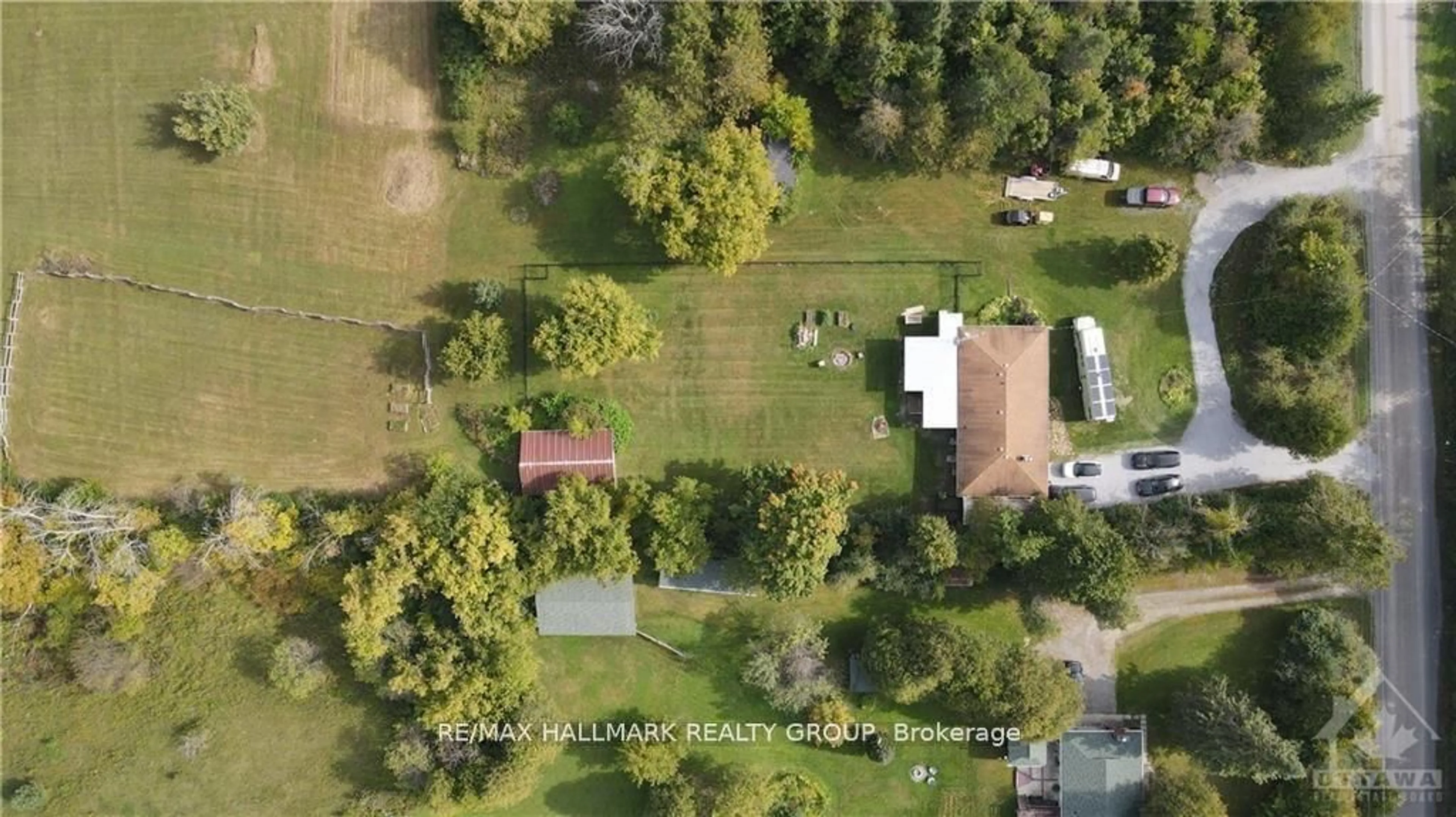 A pic from outside/outdoor area/front of a property/back of a property/a pic from drone, unknown for 3161 Mackey Rd, Manotick - Kars - Rideau Twp and Area Ontario K0A 2T0