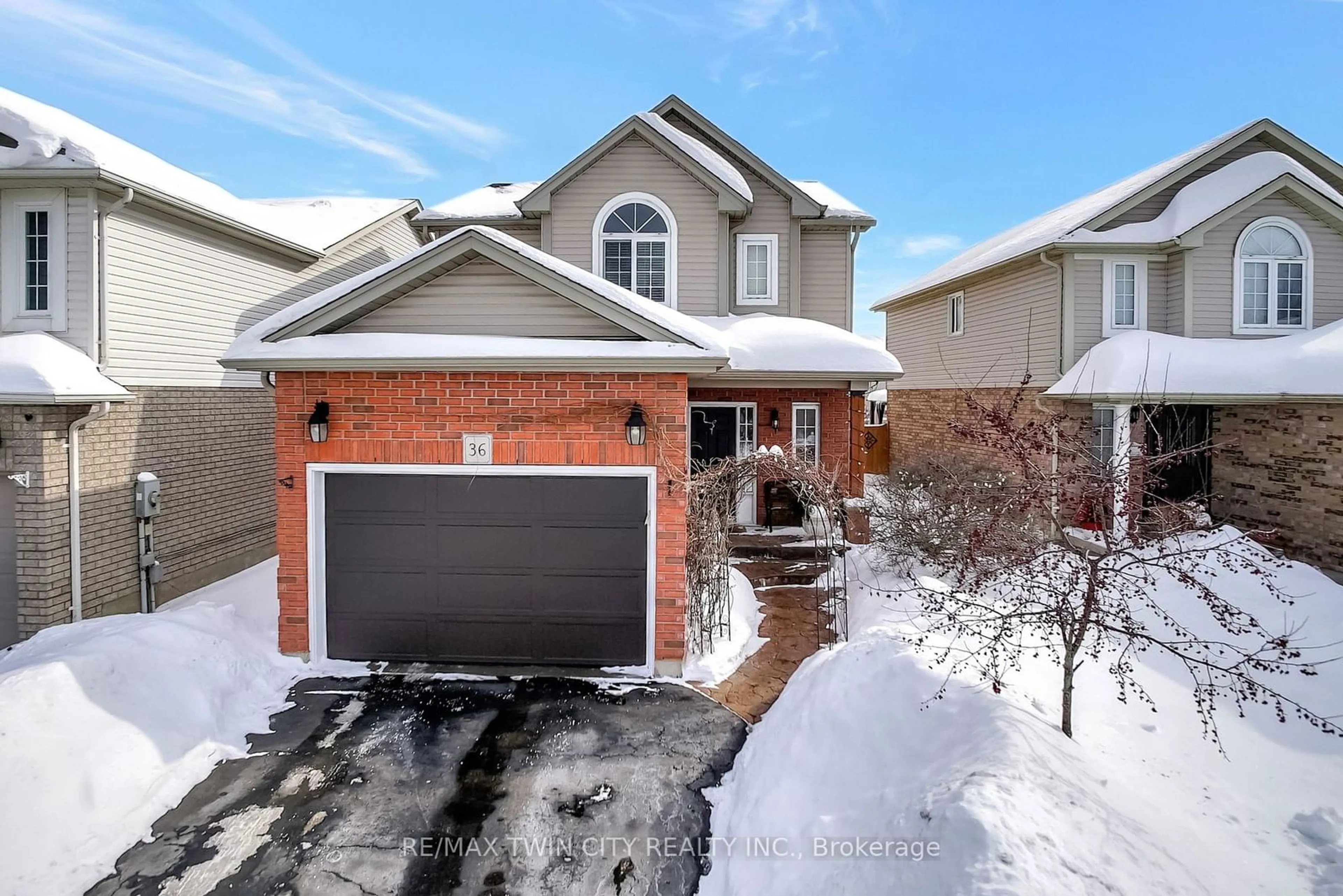 Home with brick exterior material, street for 36 Haskell Rd, Cambridge Ontario N1P 1G7