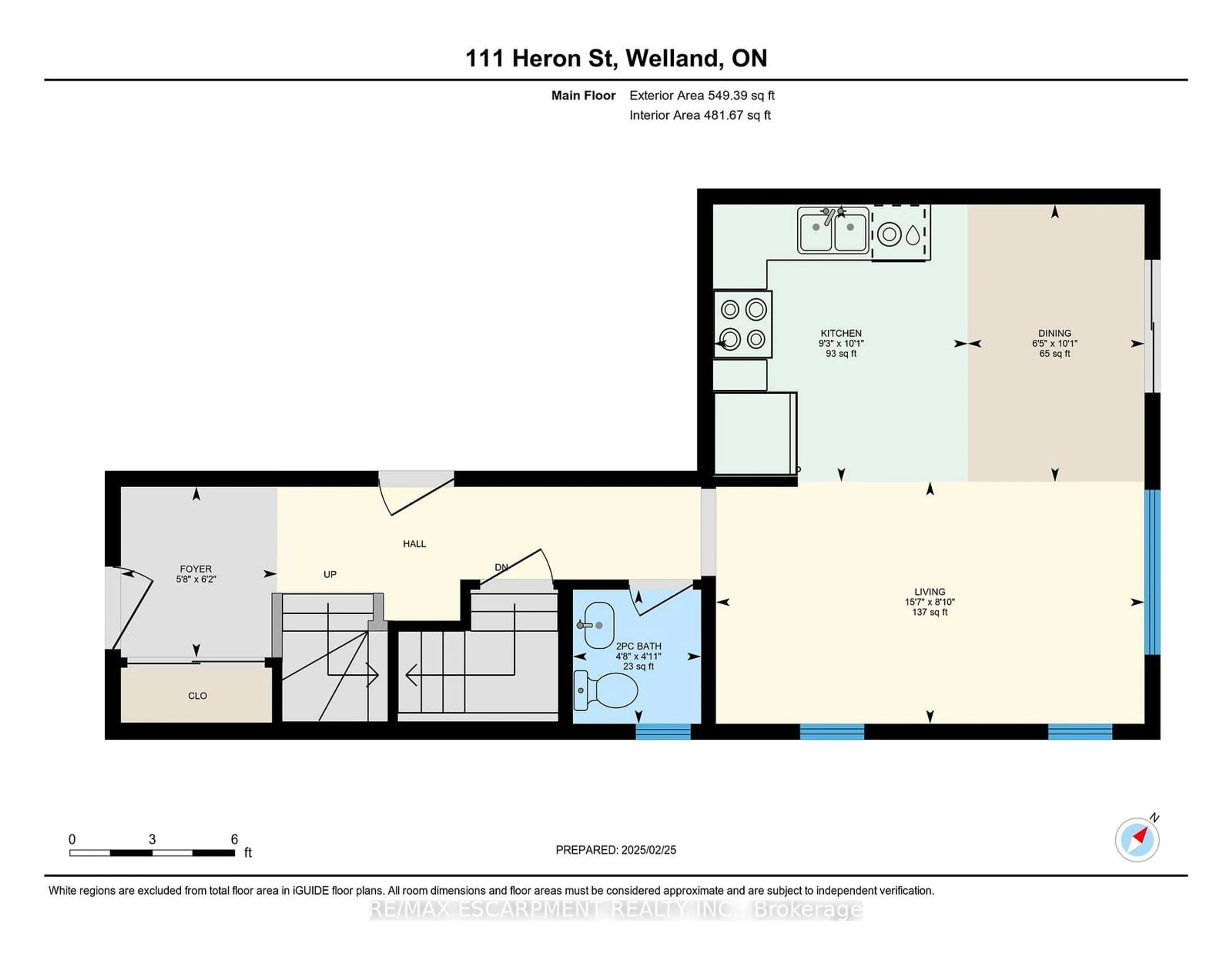 Floor plan for 111 Heron St, Welland Ontario L3C 0G8