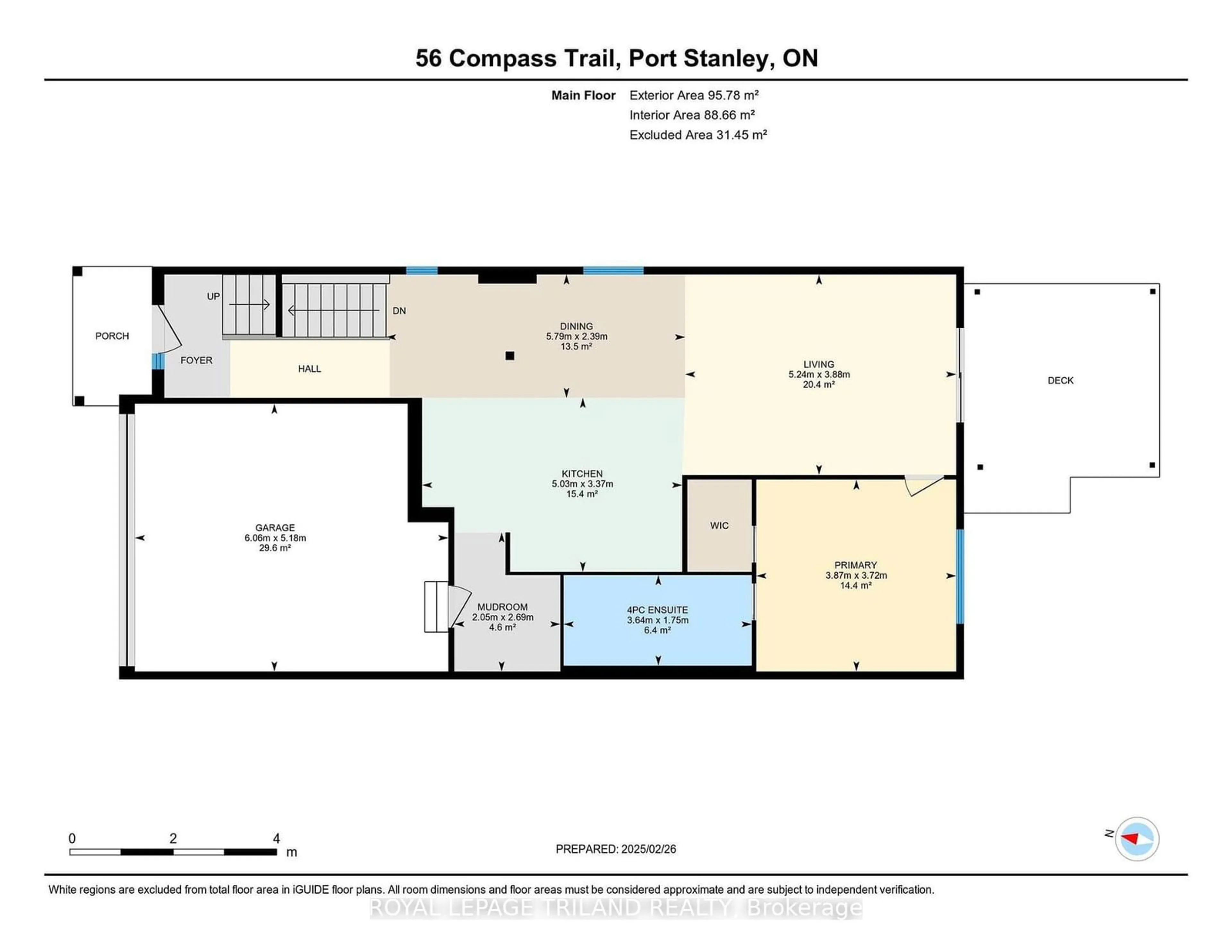 Floor plan for 56 Compass Tr, Central Elgin Ontario N5L 0B4