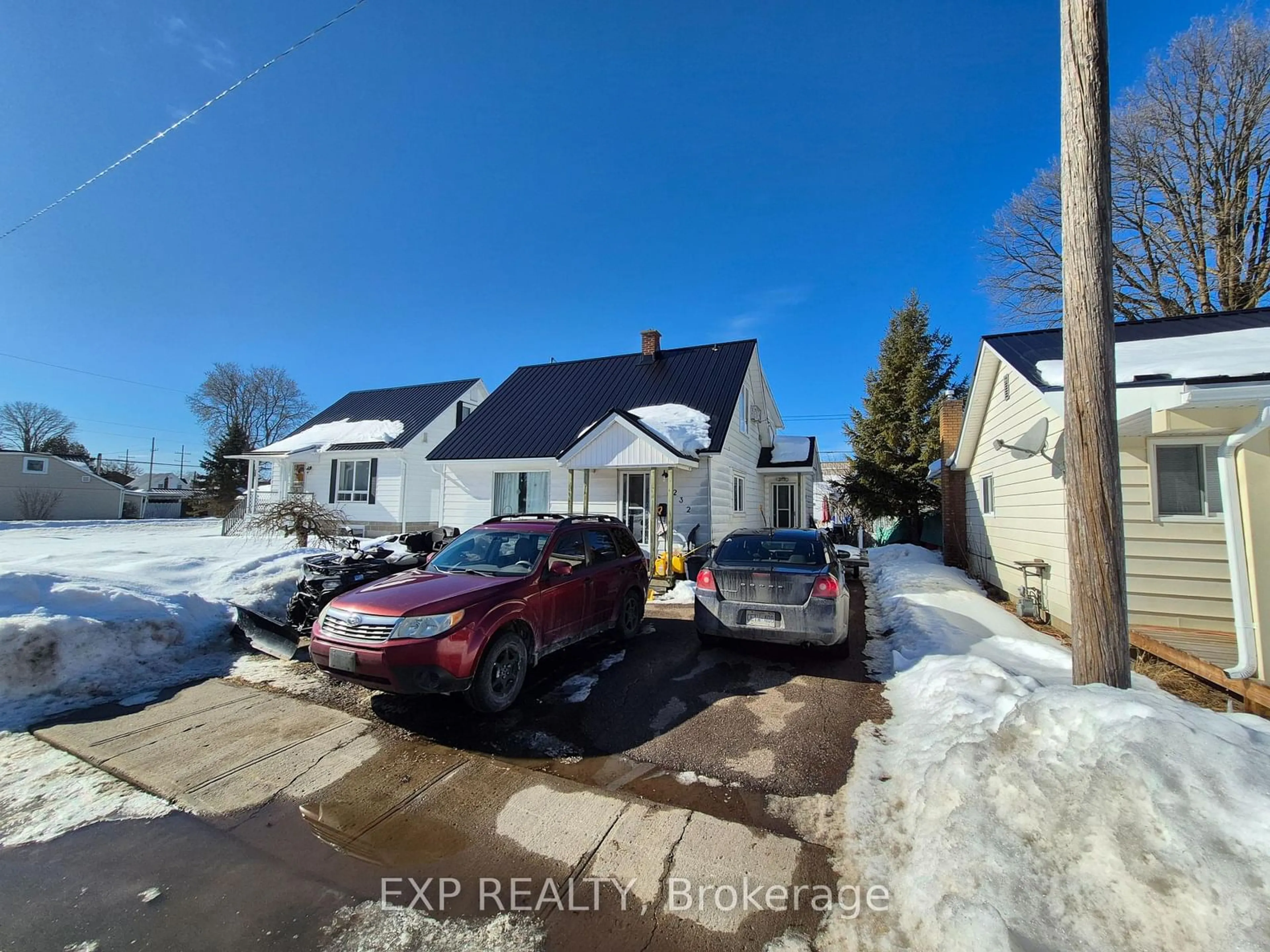 A pic from outside/outdoor area/front of a property/back of a property/a pic from drone, street for 232 Tasse Ave, Renfrew Ontario K7V 3W5