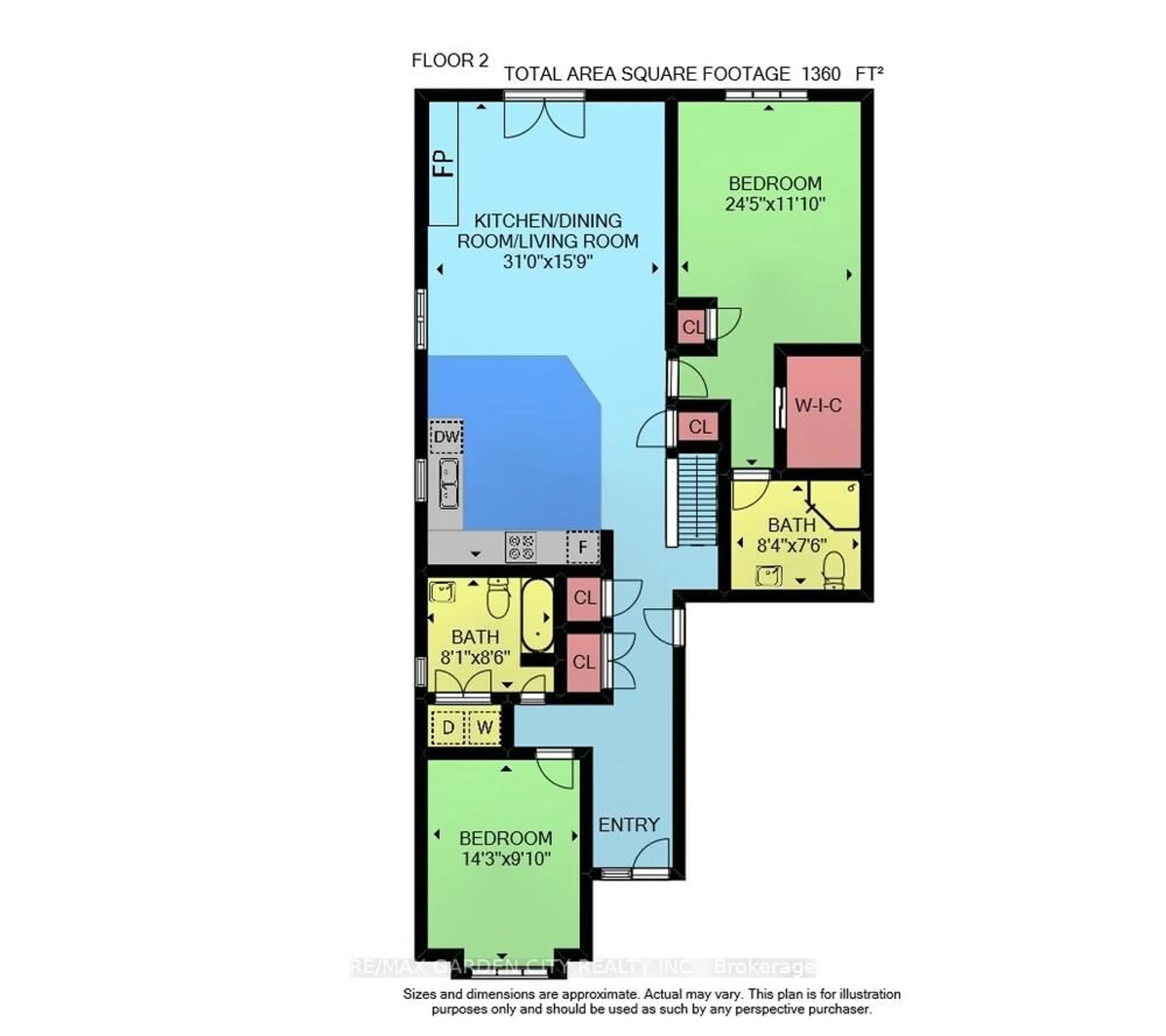 Floor plan for 603 Welland Ave ##5, St. Catharines Ontario L2M 0A6