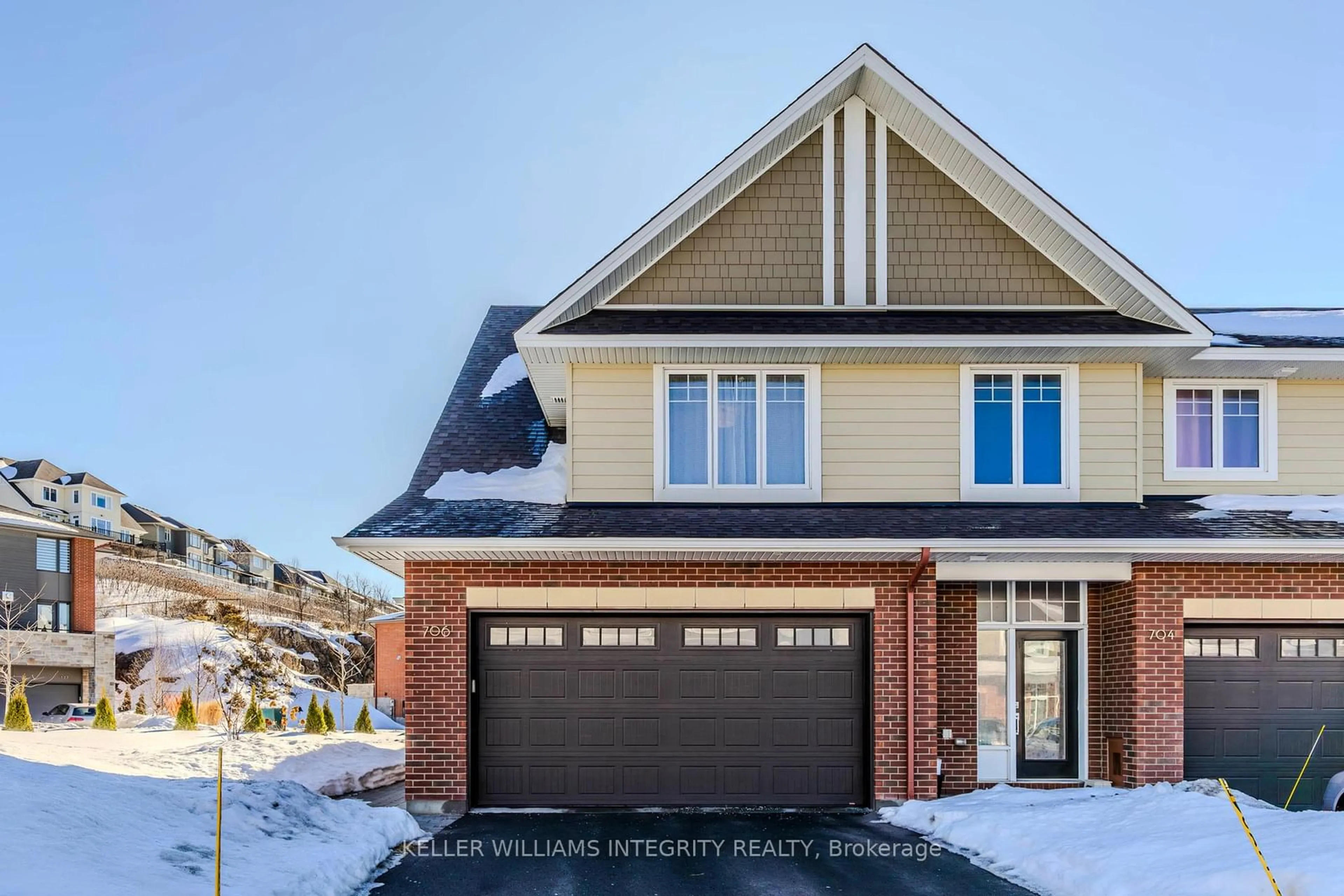Home with brick exterior material, street for 706 Gabriola Way, Ottawa Ontario K2T 1C5