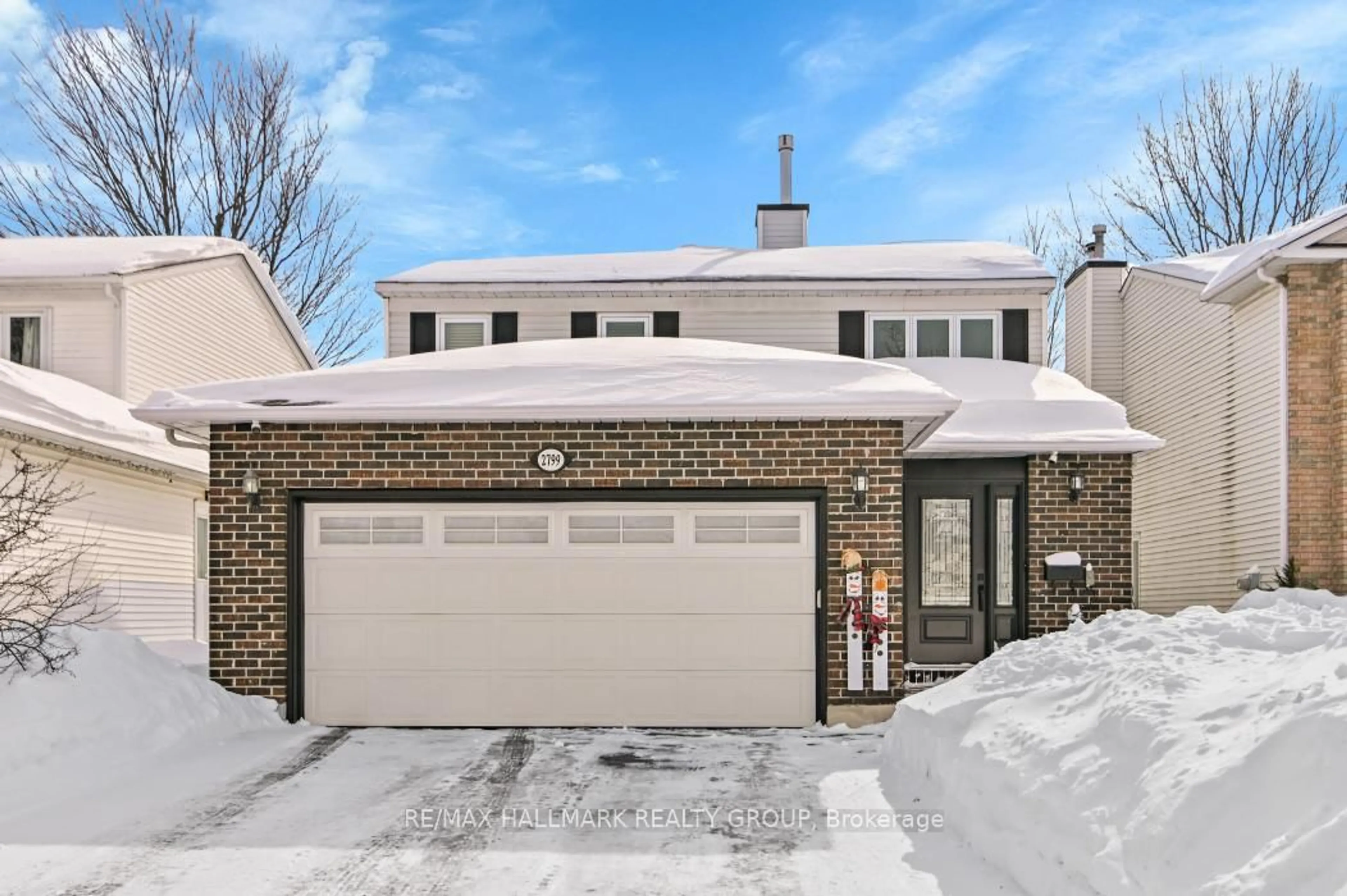 Home with brick exterior material, street for 2799 Mozart Crt, Blossom Park - Airport and Area Ontario K1T 2P8