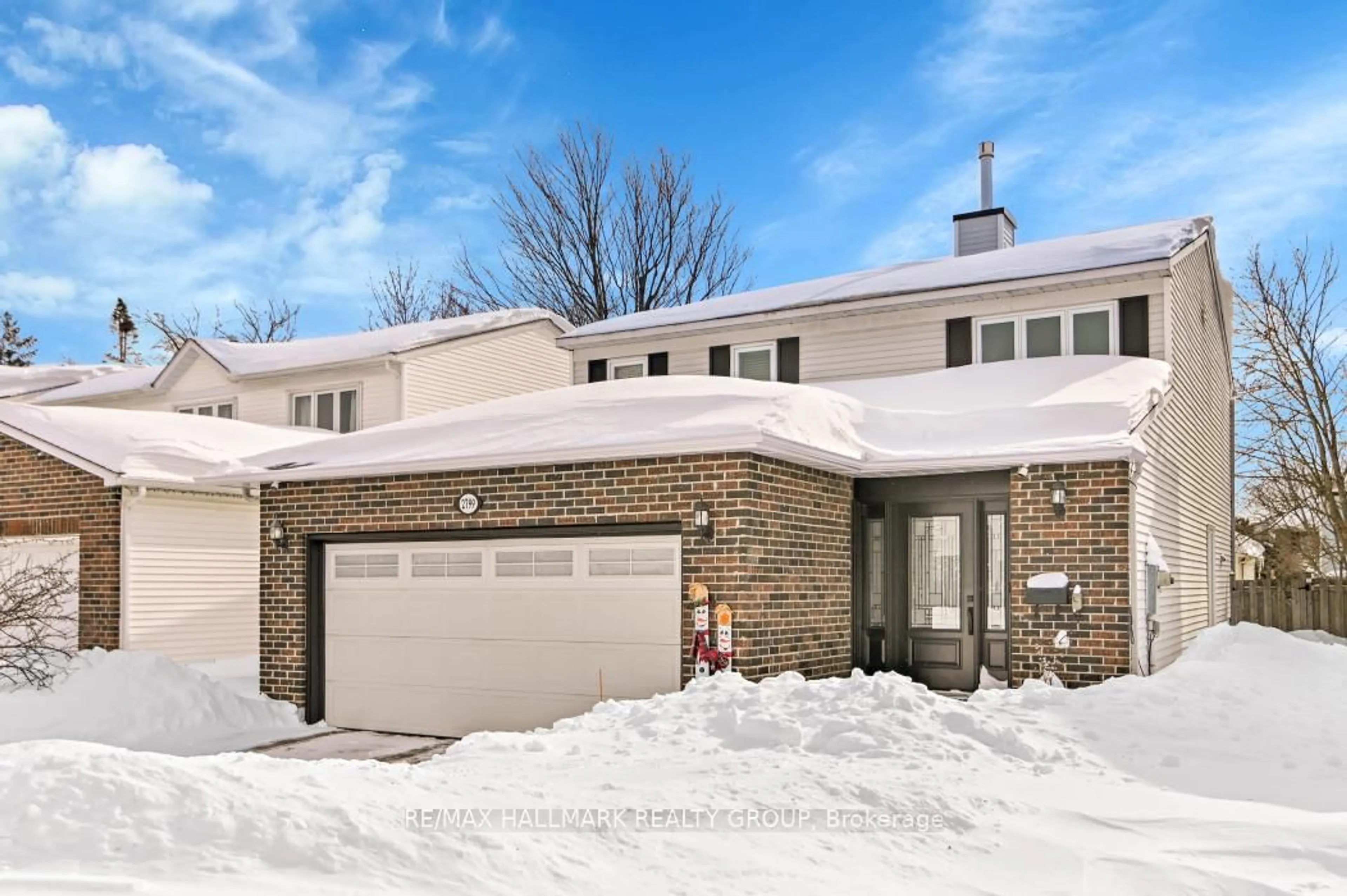 Home with brick exterior material, street for 2799 Mozart Crt, Blossom Park - Airport and Area Ontario K1T 2P8