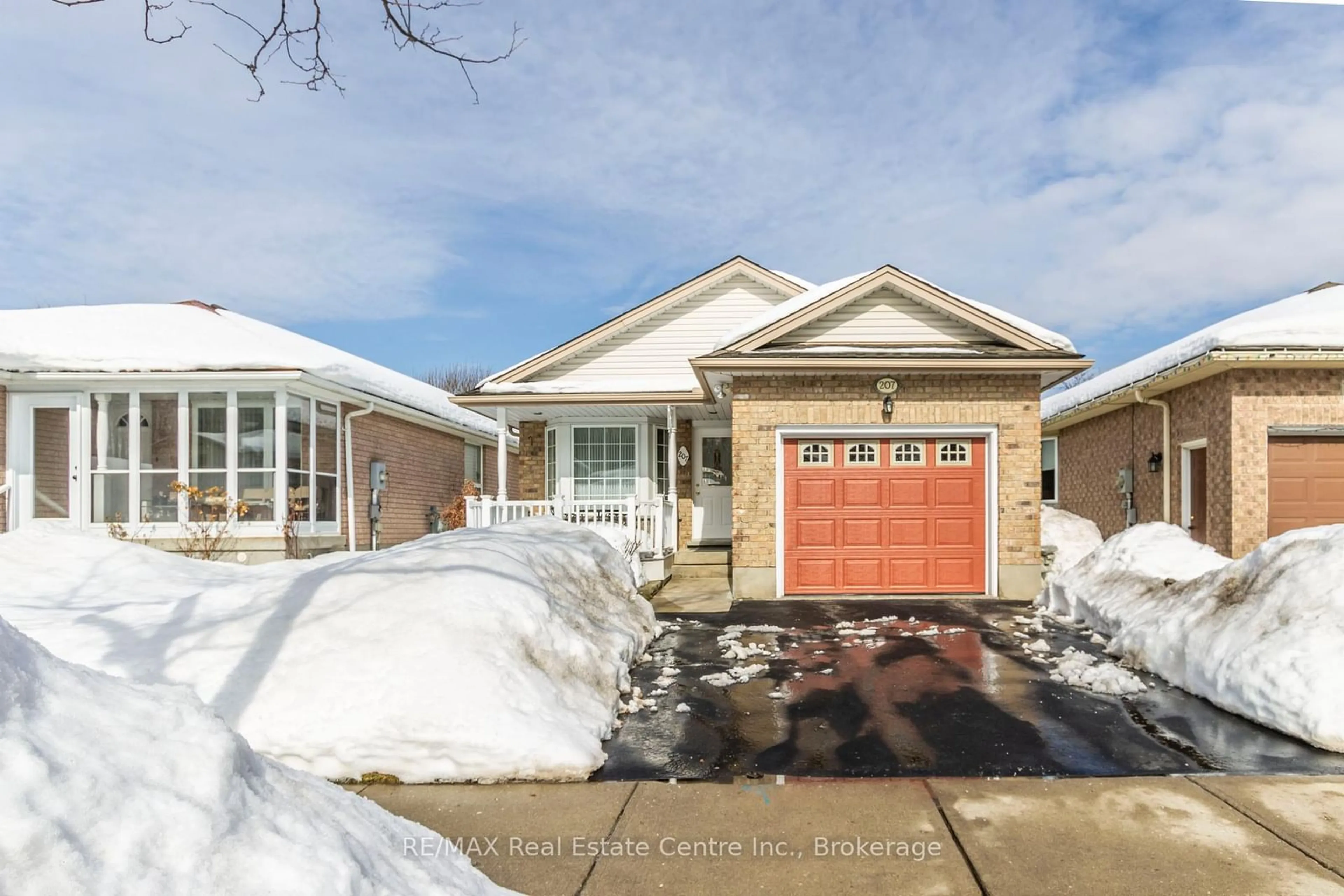 Home with brick exterior material, street for 207 Bush Clover Cres, Kitchener Ontario N2E 3P7